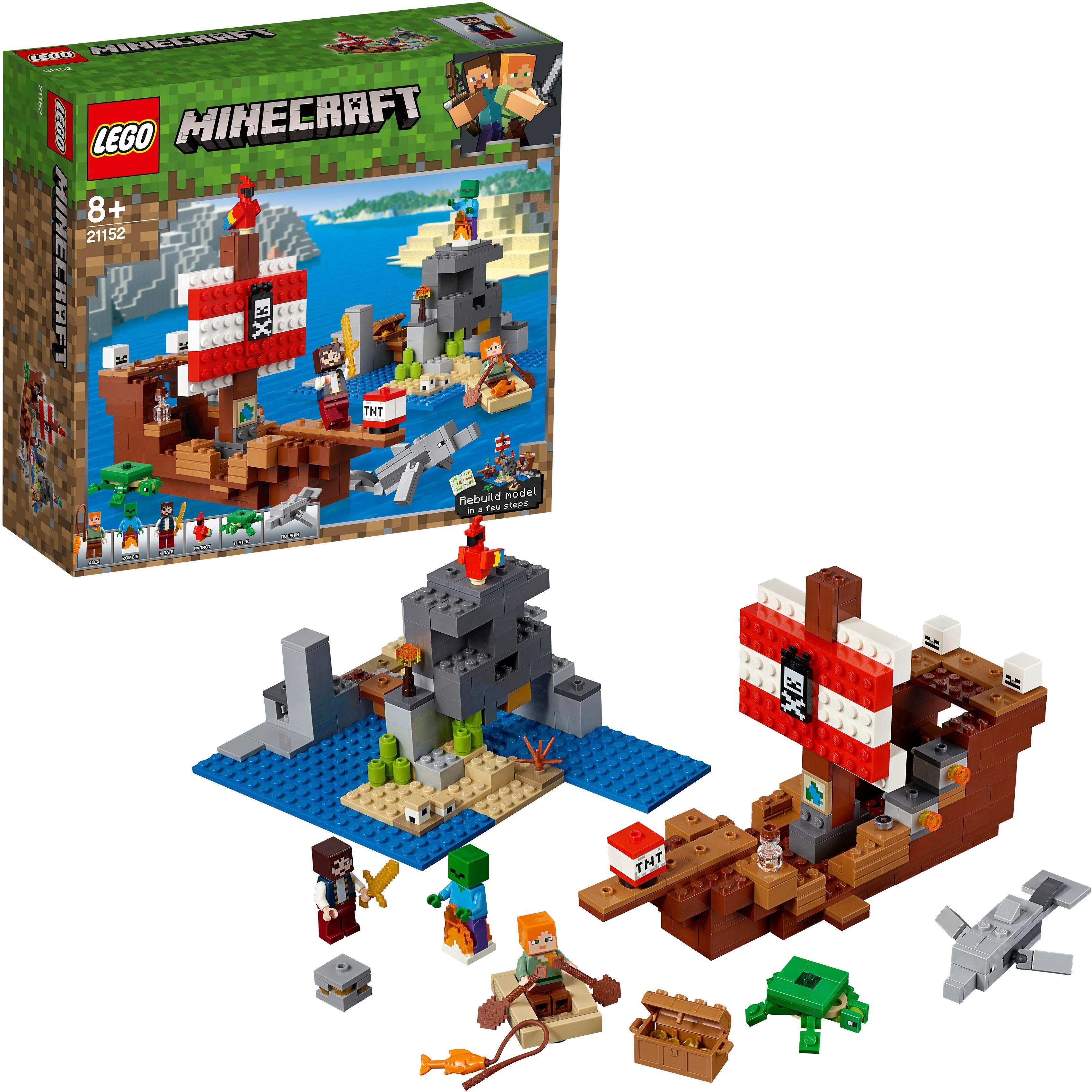 Image of LEGO 21152 Das Piratenschiff-Abenteuer Bausatz, Mehrfarbig