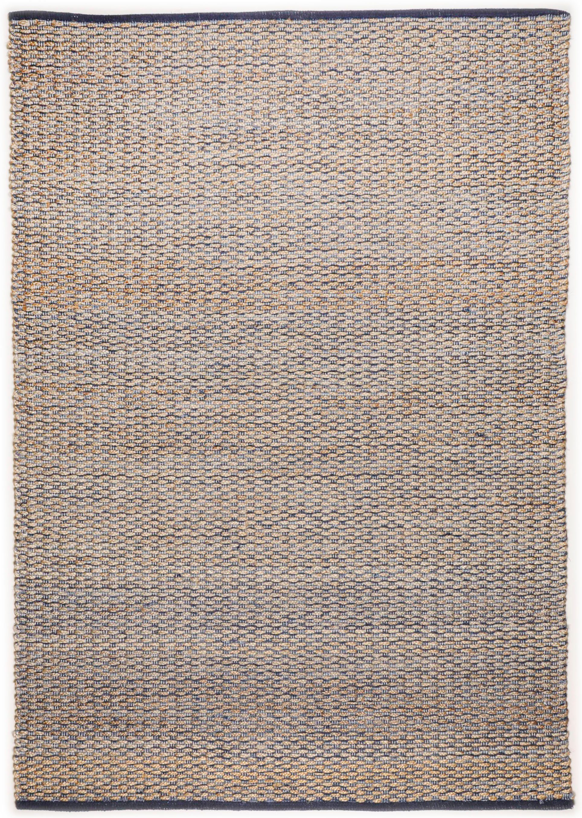 TOM TAILOR HOME Teppich Braid, rechteckig, Höhe: 7 mm, Flachgewebe, handgewebt, Material: 70% Jute, 30% Baumwolle