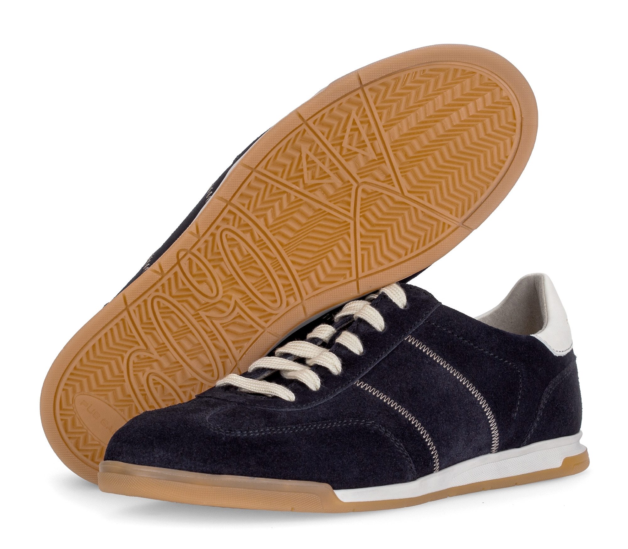 Pius Gabor Sneaker, Freizeitschuh, Komfortschuh, Schnürschuh mit Kontrastnähten, G-Weite