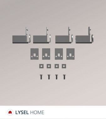 Sichtschutzbefestigung SET - Klemmträger, LYSEL®, (1-tlg), HxB 24x21mm