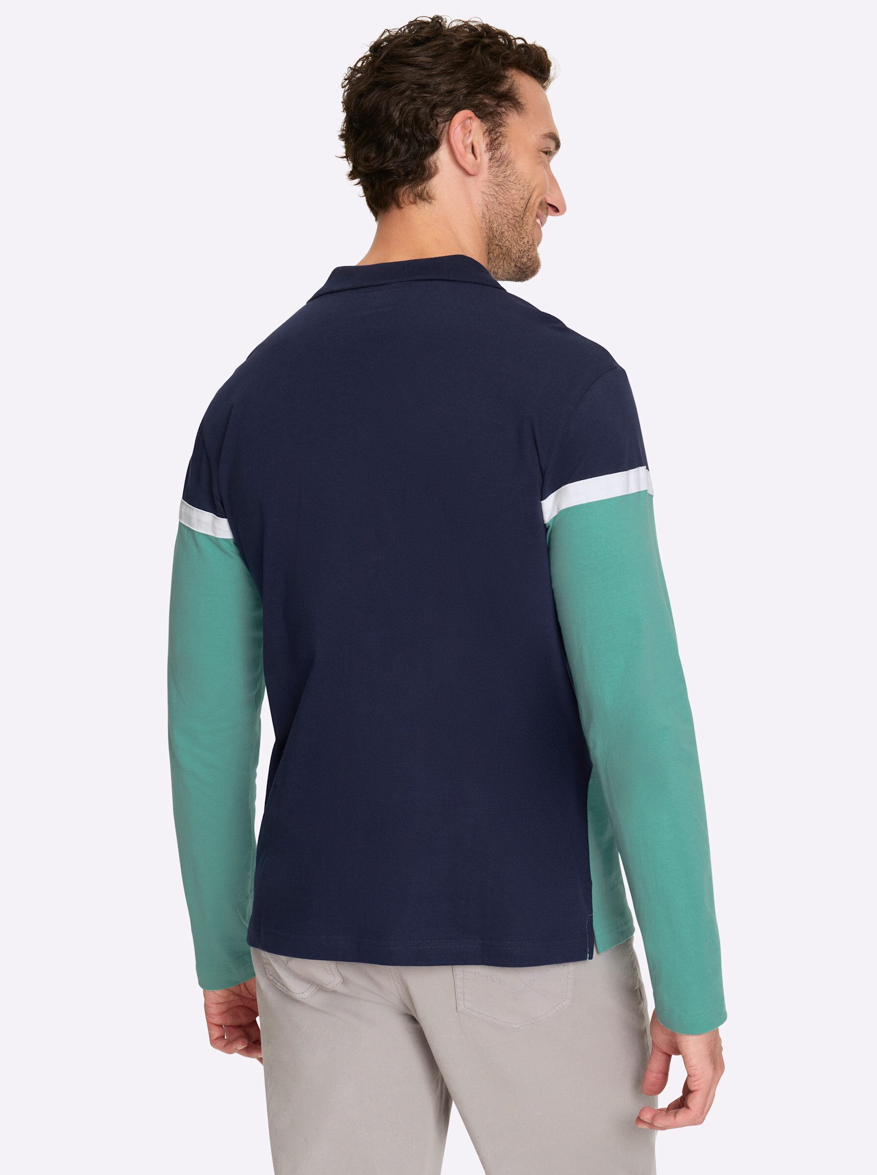 Witt T-Shirt Langarm-Poloshirt Langarm