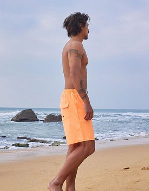 KIKI Shorts Strandshorts, lockere Badehose, Shorts, schnell trocknende Boardshorts (1-tlg)