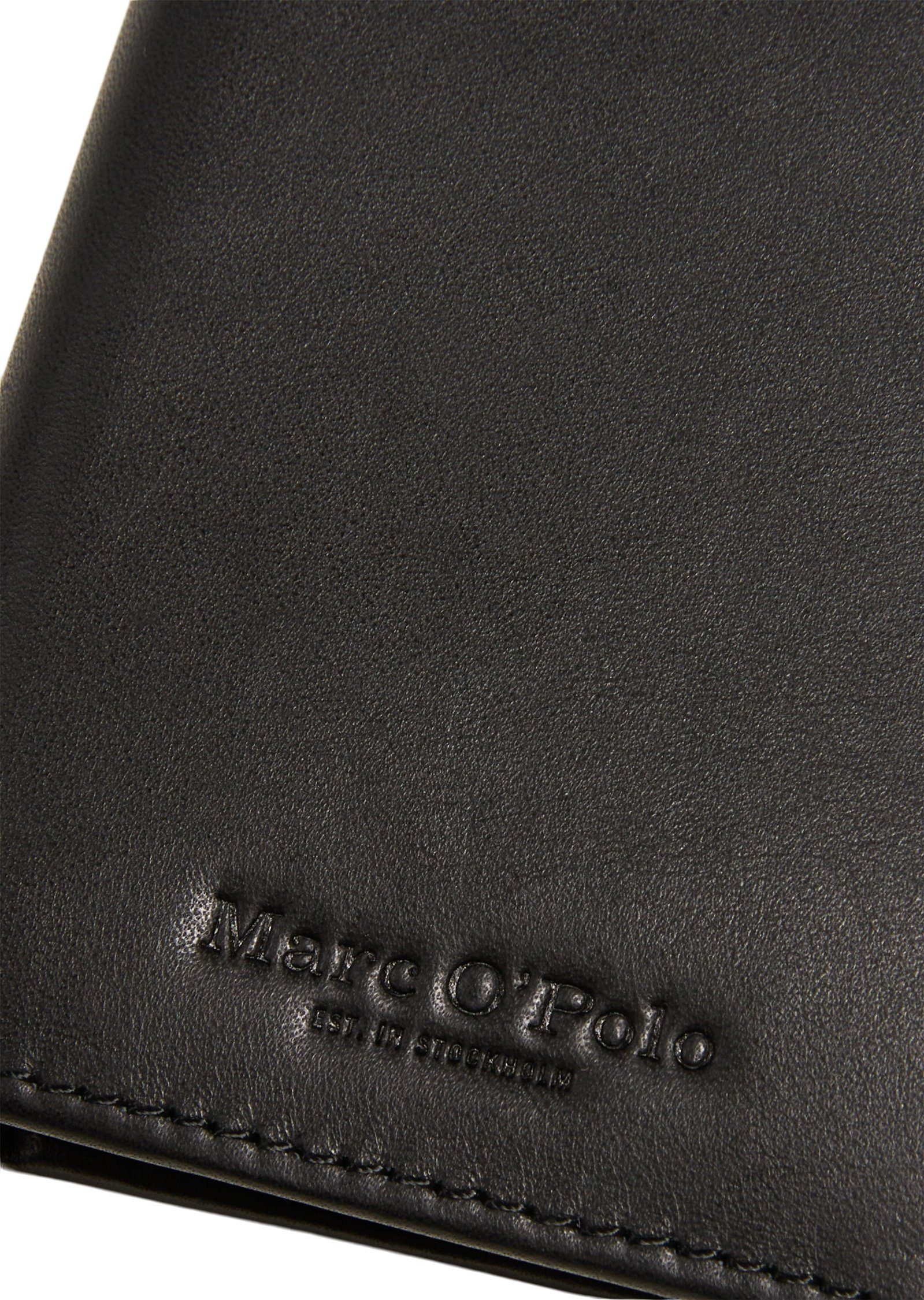 Geldbörse Leder-Qualität hochwertiger O'Polo Marc schwarz in