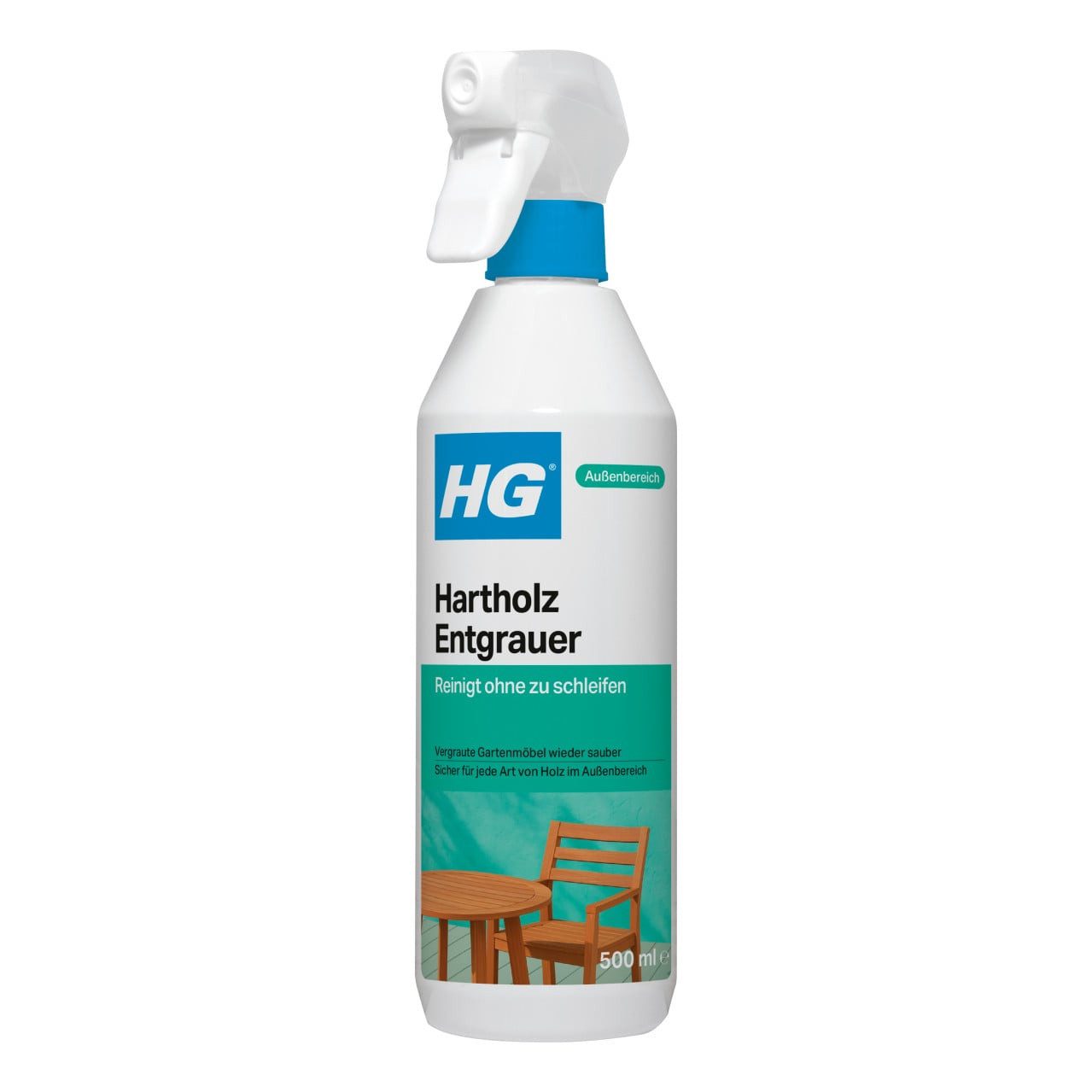 HG Hartholz Entgrauer 500 ml Holzreiniger