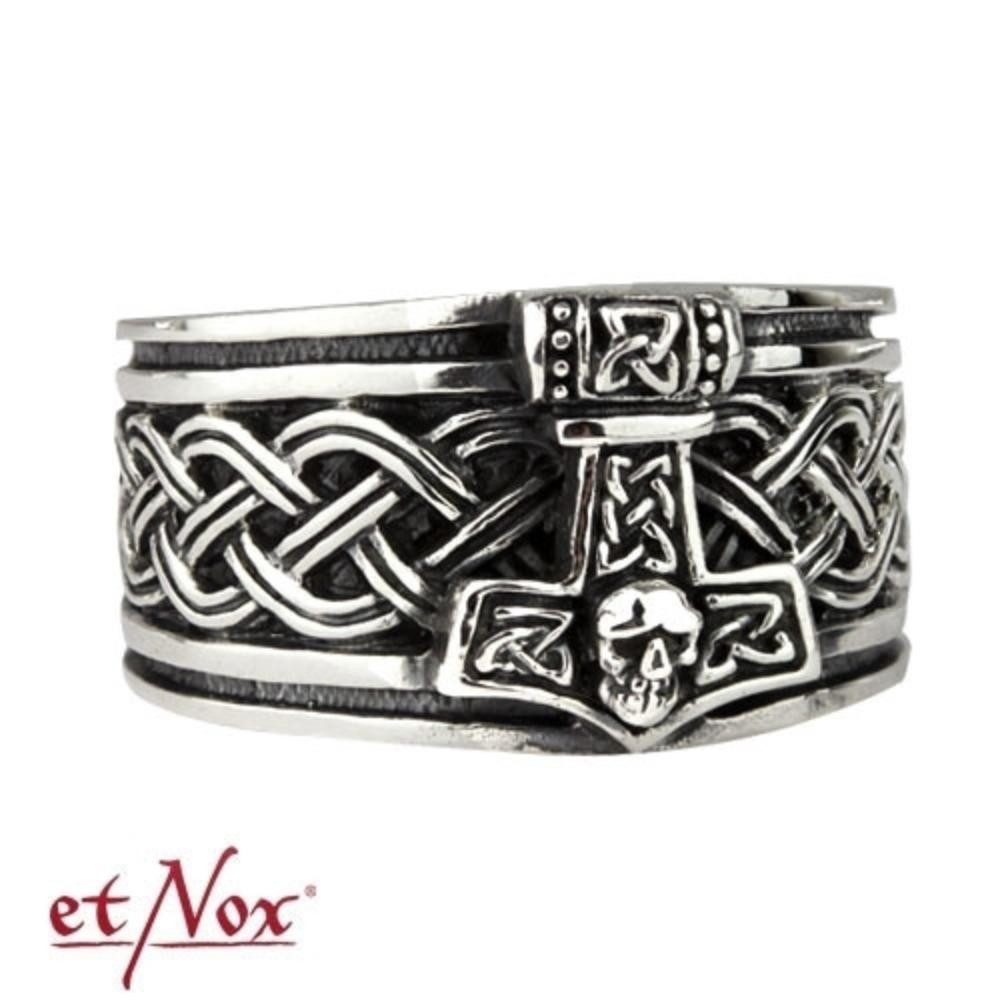 etNox Fingerring etNox Ring „Thors Hammer“ aus Edelstahl günstig online kaufen
