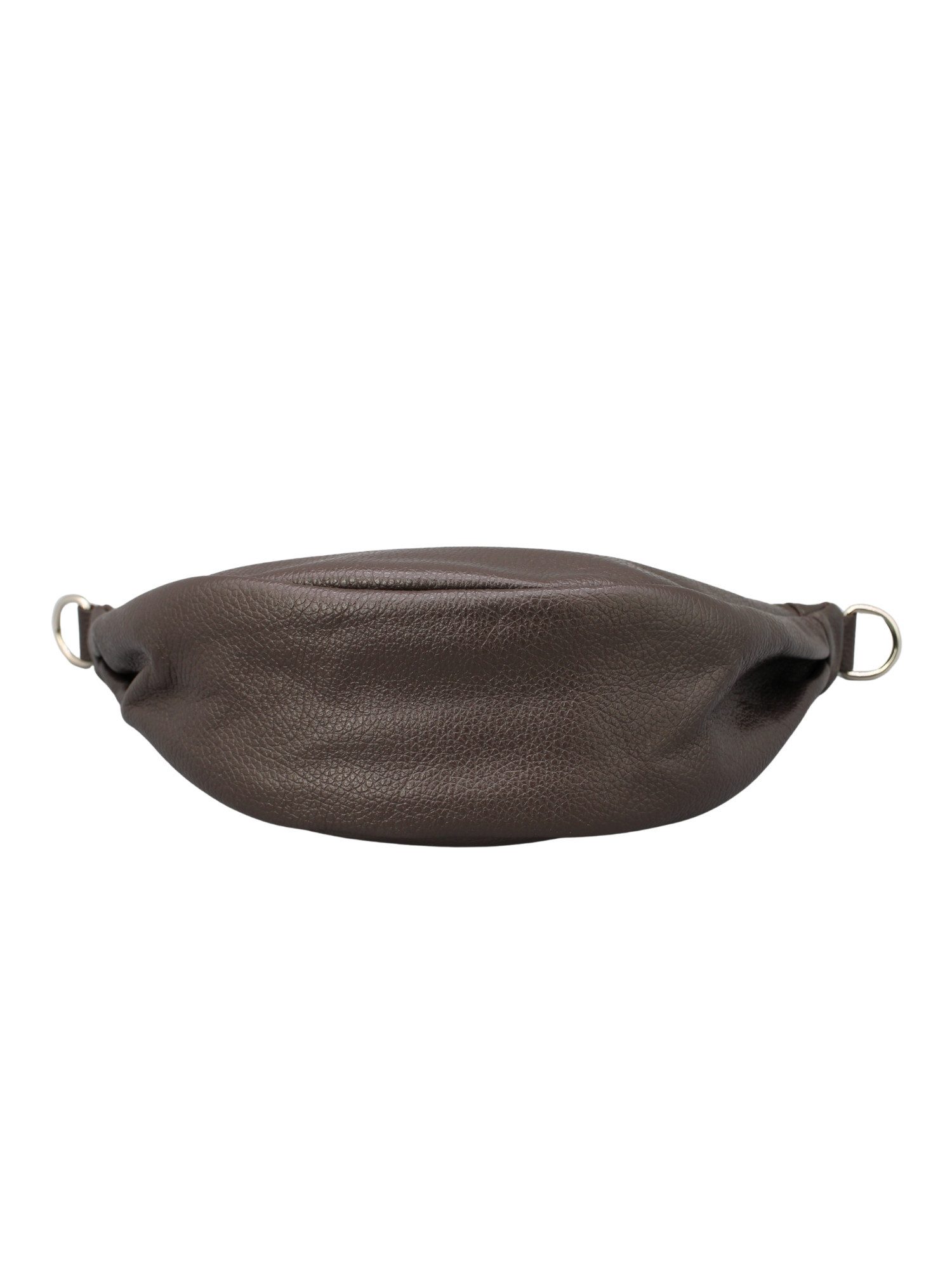 Adel Bags Schultertasche DIANA Halbmond Tasche Leder, Umhängetasche für Damen, Gürteltaschen, echt Leder, Made in Italy