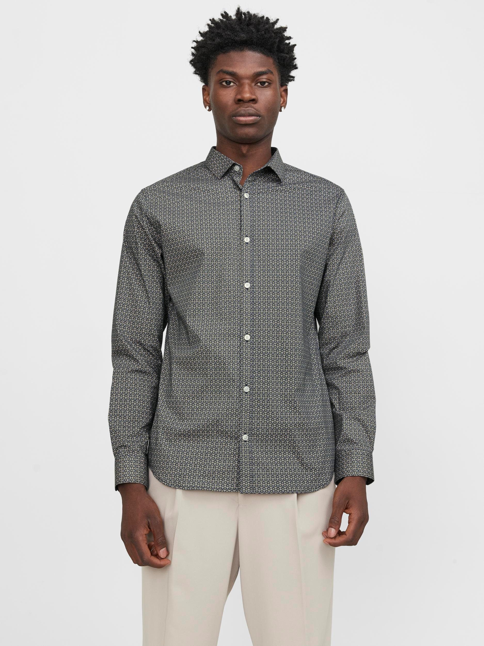 Jack & Jones Langarmhemd JPRBLABLACKPOOL STRETCH SHIRT LS SS24 SN