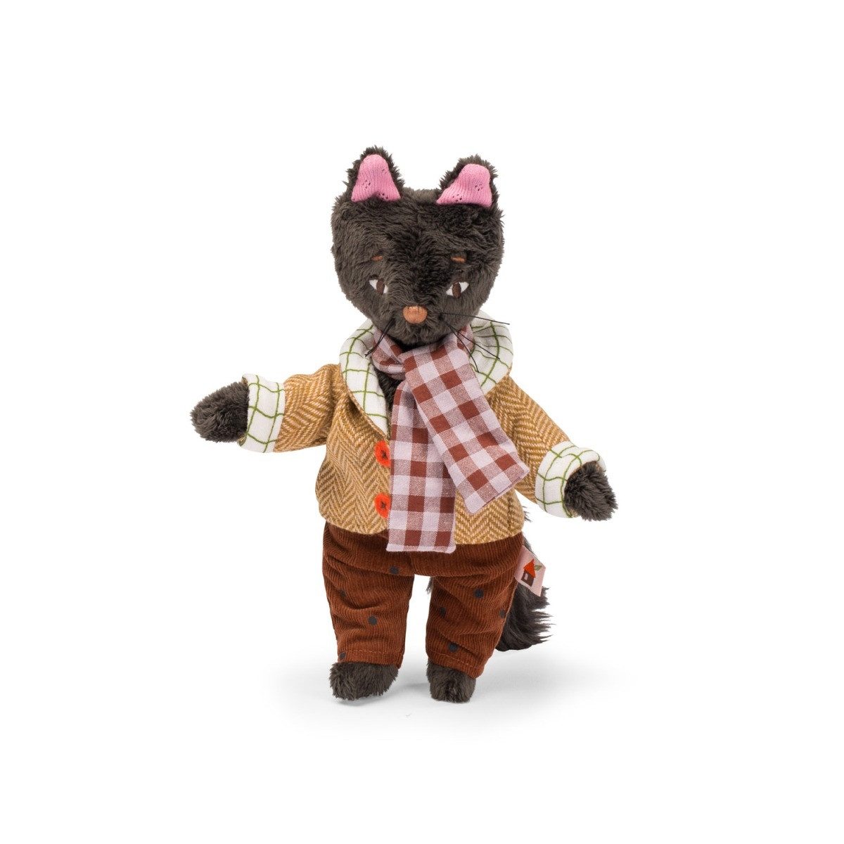 Moulin Roty Kuscheltier Minouchkas Plüschtier Katze Léon weiches Kuscheltier für Babys und (1-St)