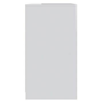 vidaXL Sideboard Sideboard Hochglanz-Weiß 70x40,5x75 cm Holzwerkstoff (1 St)