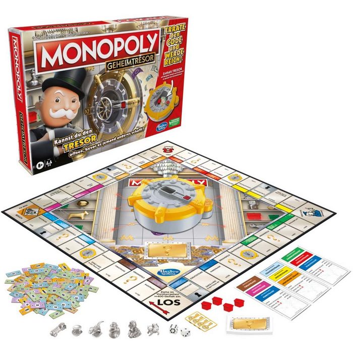 Hasbro Spiel Brettspiel Monopoly Geheimtresor