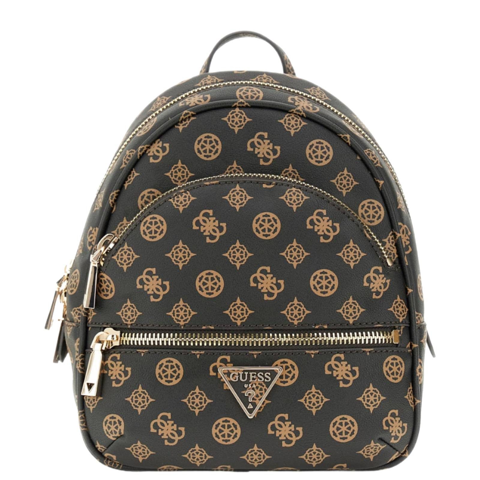 Guess Rucksack Manhattan II Backpack mocha logo günstig online kaufen