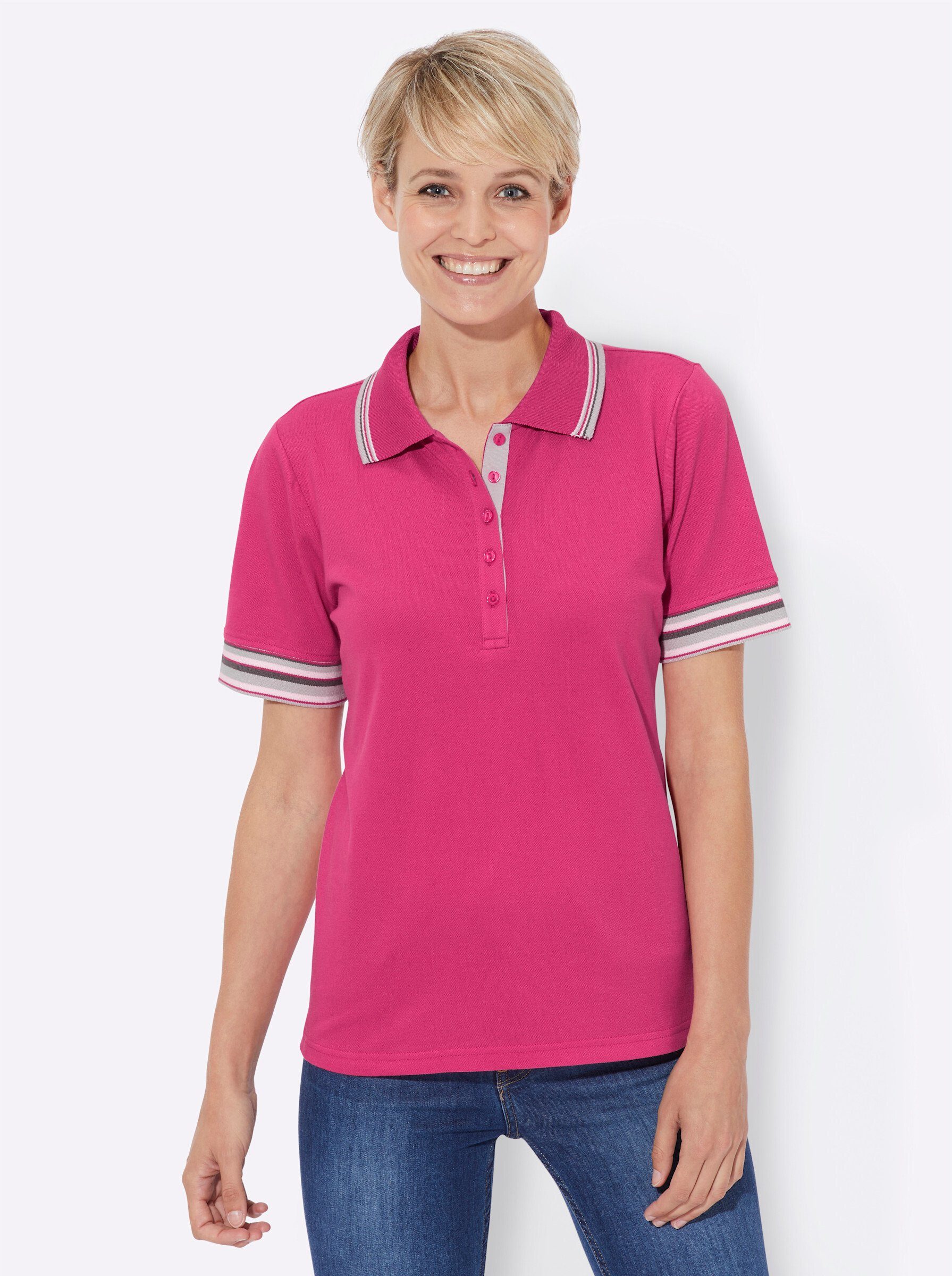 Casual Looks Poloshirt "Poloshirt", (1 tlg.) günstig online kaufen