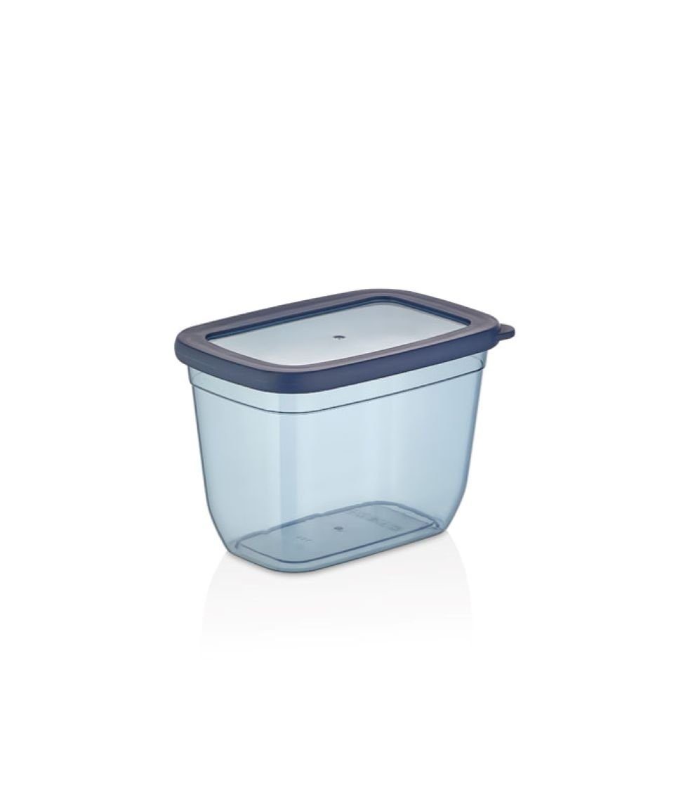 Bems Home Vorratsdose Kumsal BPA- Kunststoff, 12 Teilig Freies Rechteckig (12-tlg) Blau, Sparset