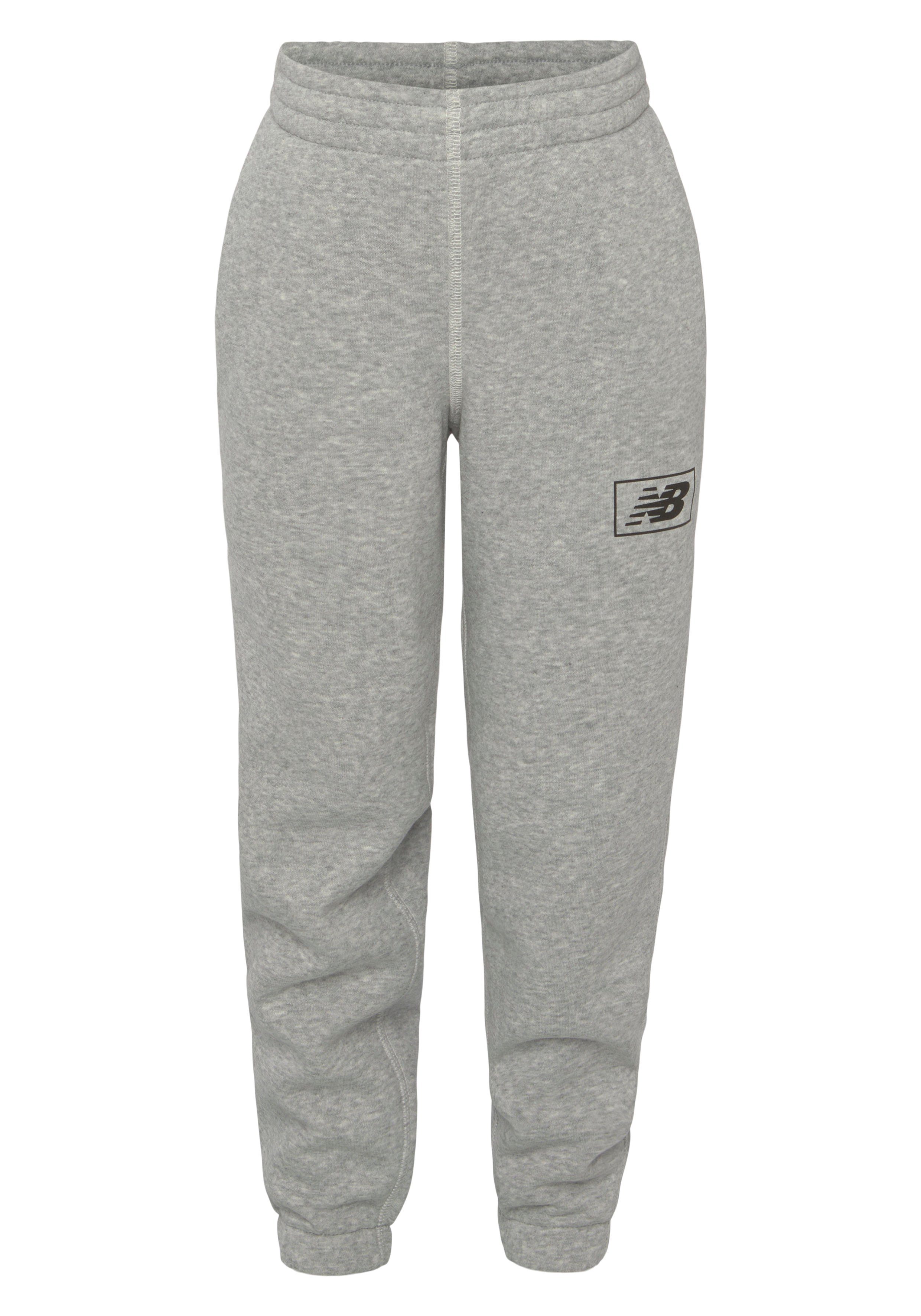 New Balance Sweathose Pant Essentials grey Brushed athletic Back