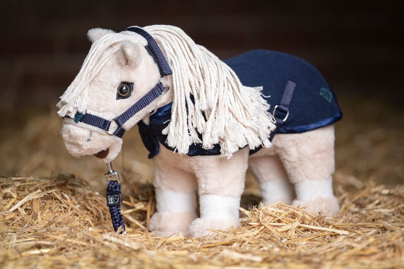 HKM Steckenpferd HKM Set Cuddle Pony verschiedene Farben Halfter, Strick und Decke