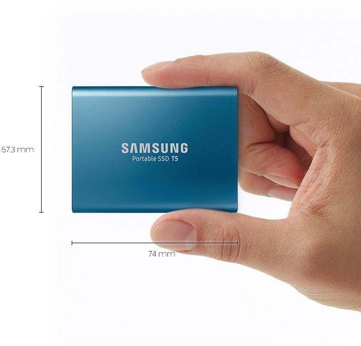Samsung »Portable SSD T5« externe SSD-Festplatte (540 MB/S ...