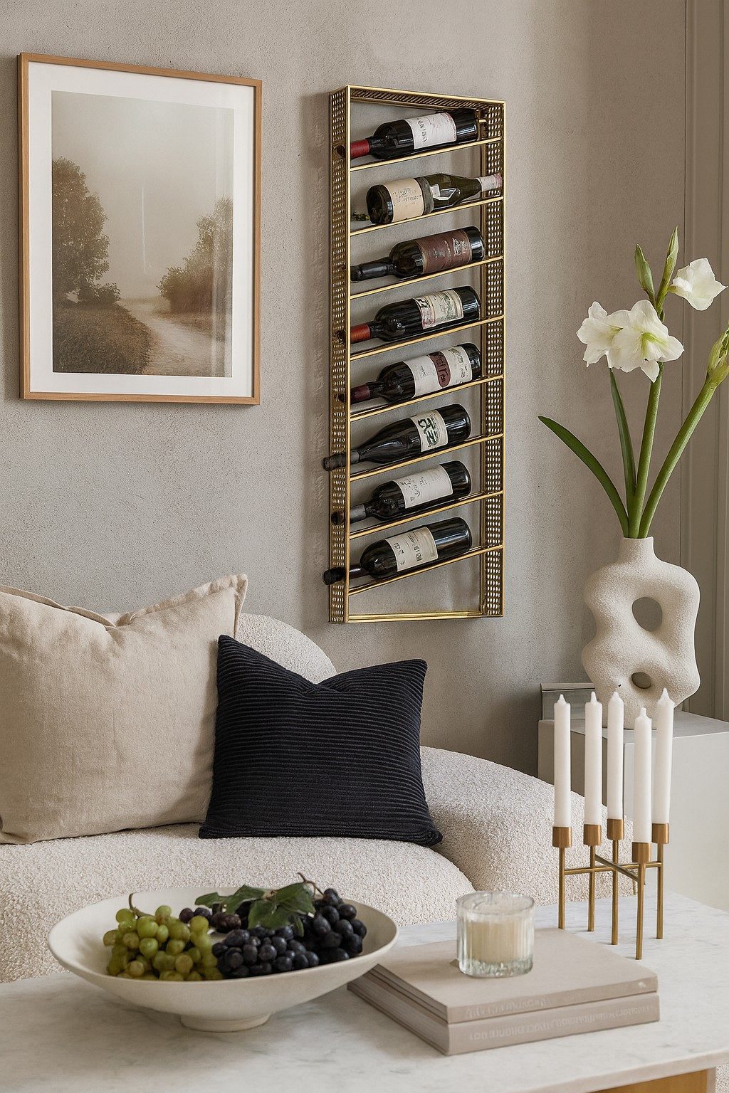 moebel-direkt-online Weinregal Ruby, 1-tlg., 8 Flaschenablagen