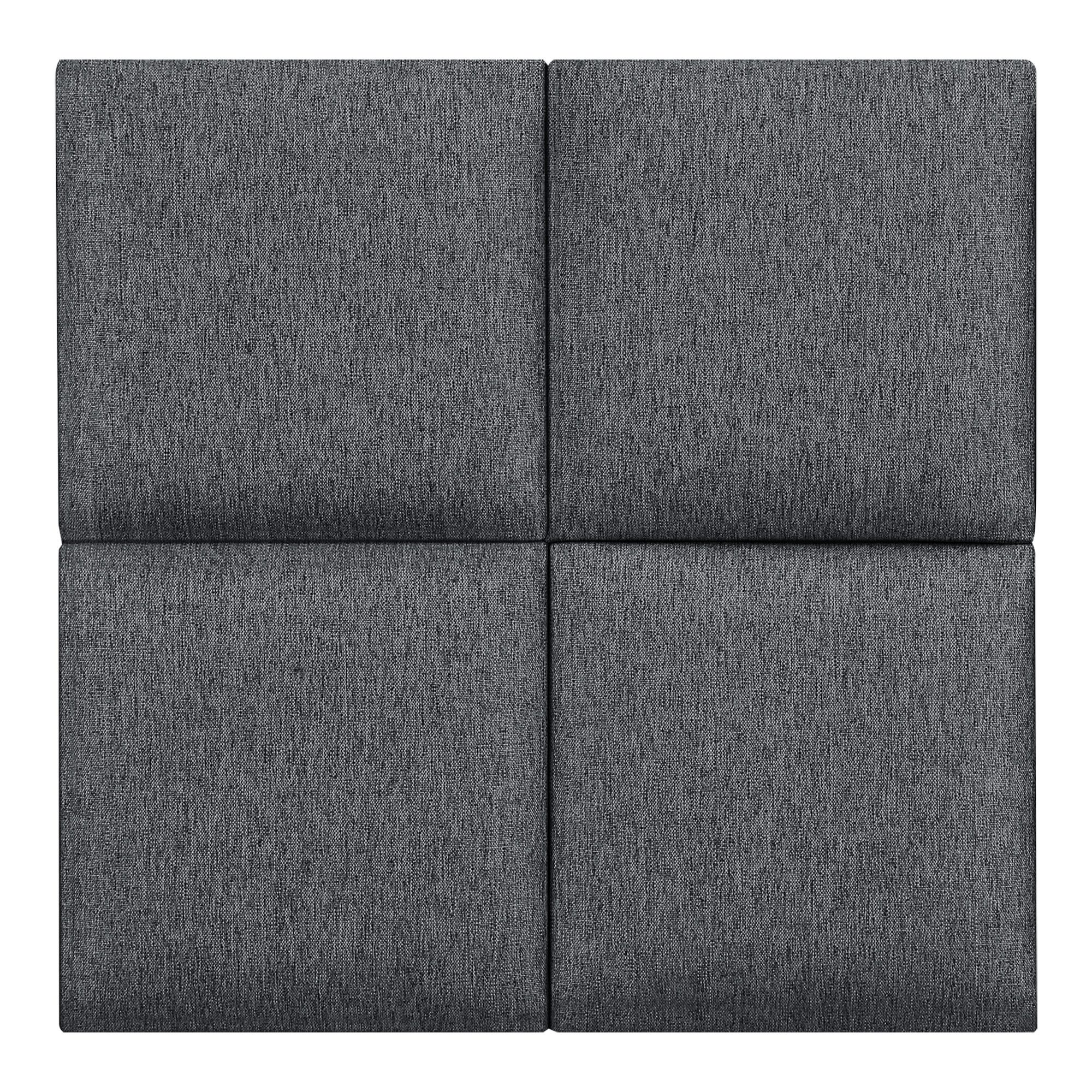 neu.haus Wandpolster, (Set, 4 Stück), »Carpino« Wandkissen Textil 30 x 30 c günstig online kaufen