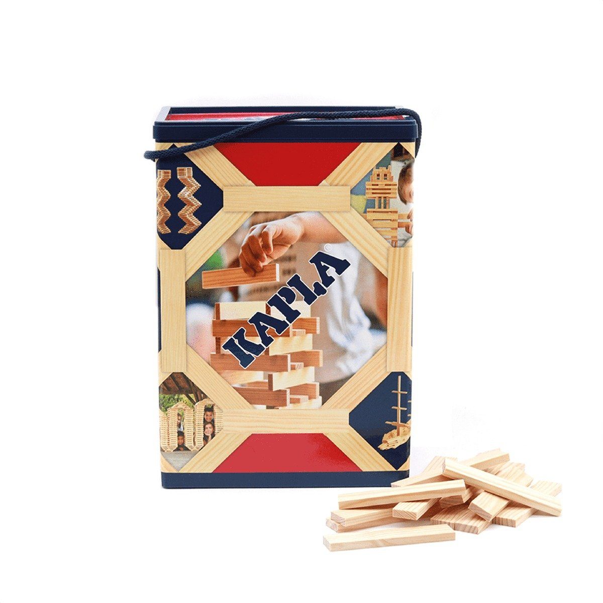 KAPLA® Bausteine 200 Stück aus Pinienholz in einer Box Конструктора, (200 St)