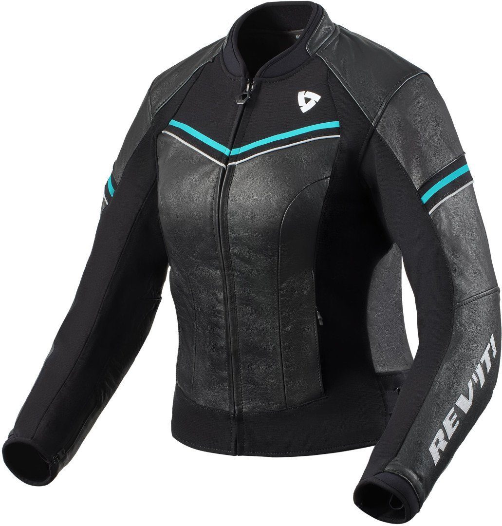 Revit Motorradjacke Median Damen Motorrad Lederjacke herausnehmbares Innenfutter