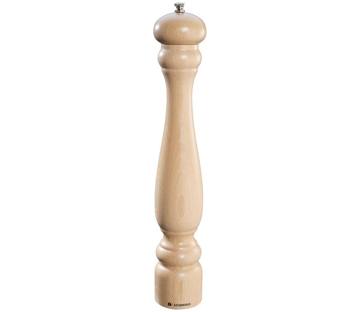 ZASSENHAUS Salz-/Pfeffermühle Potsdam 40 cm Buche natur Keramikmahlwerk manuell