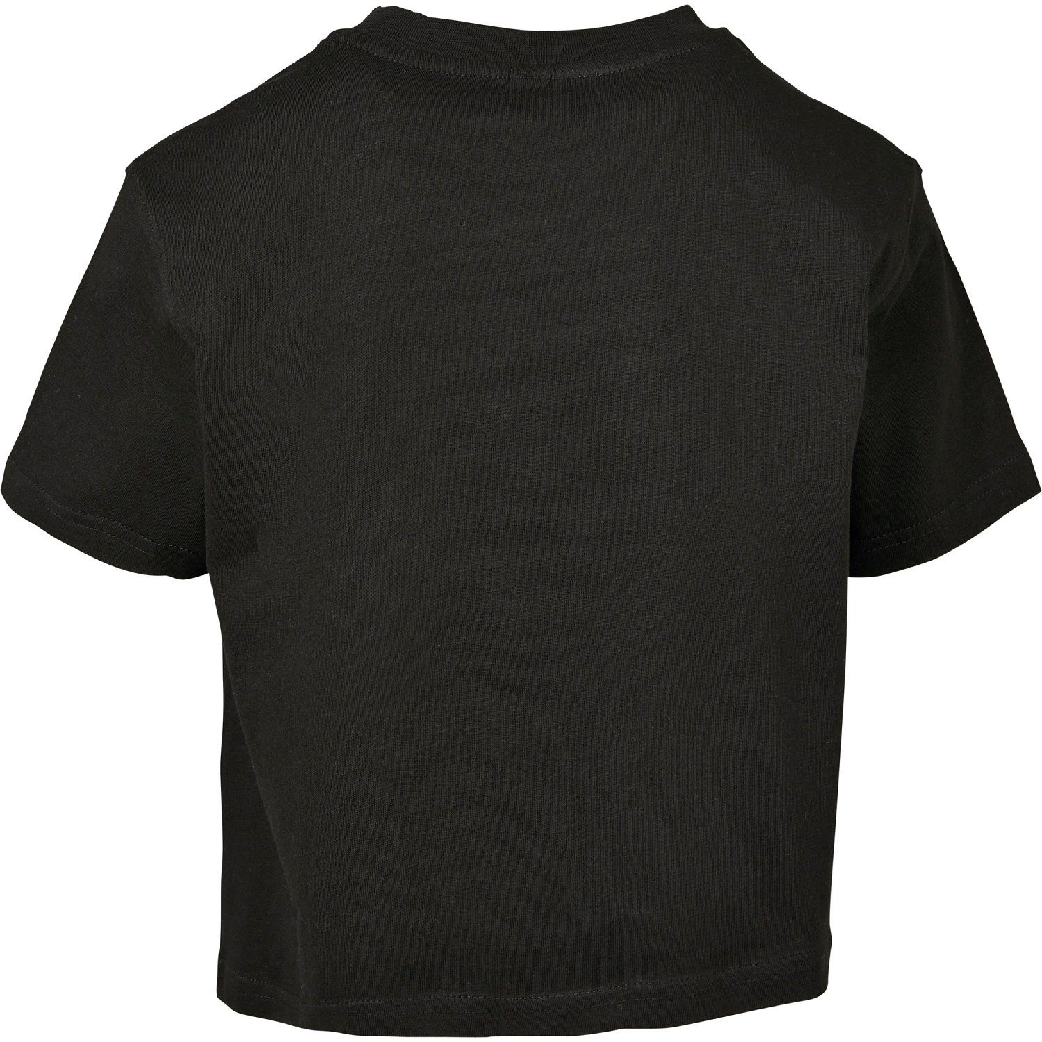 Build Your Brand T-Shirt 1er/2er Cropped Gr. T-Shirt 164, / 110 Shirt (1-tlg) Weiß Mädchen Pack bis verschiedene Farben bauchfreies