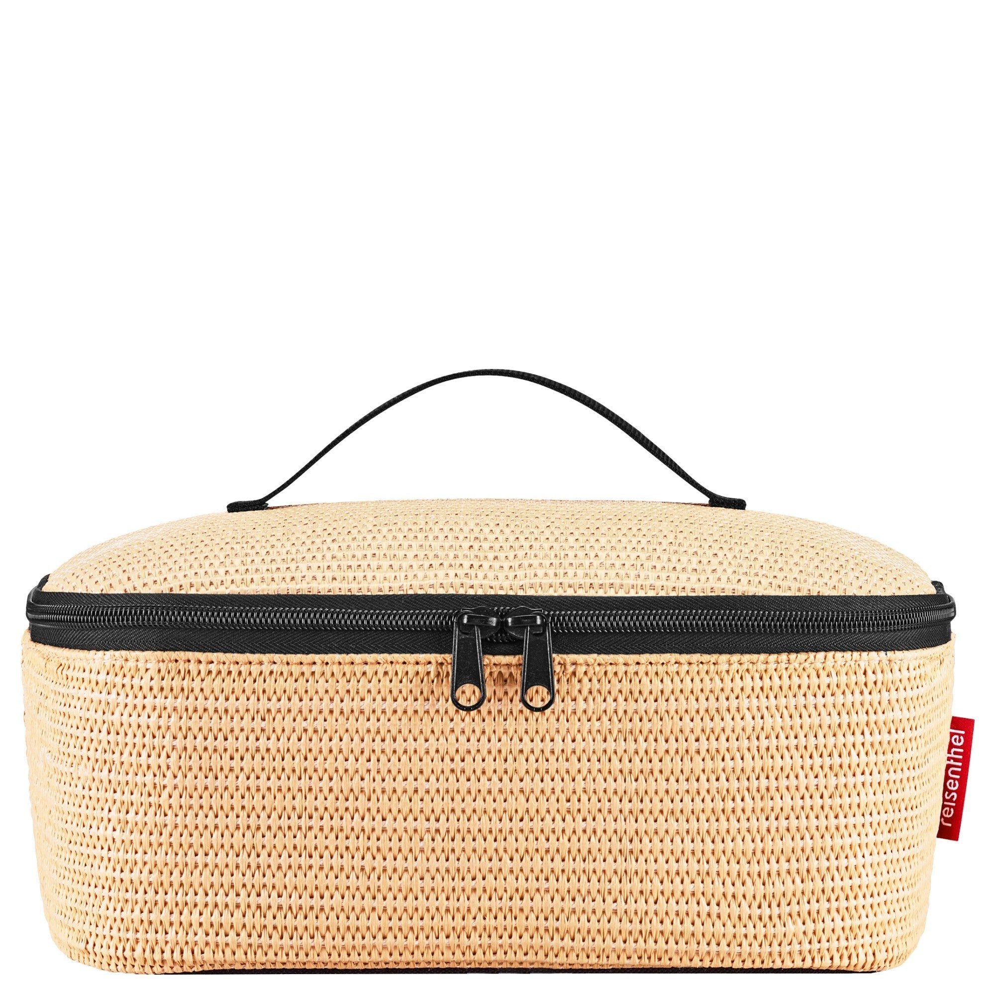 Lunchbox thermo coolerbag M - Brotzeitbox 28 cm (raffia black)