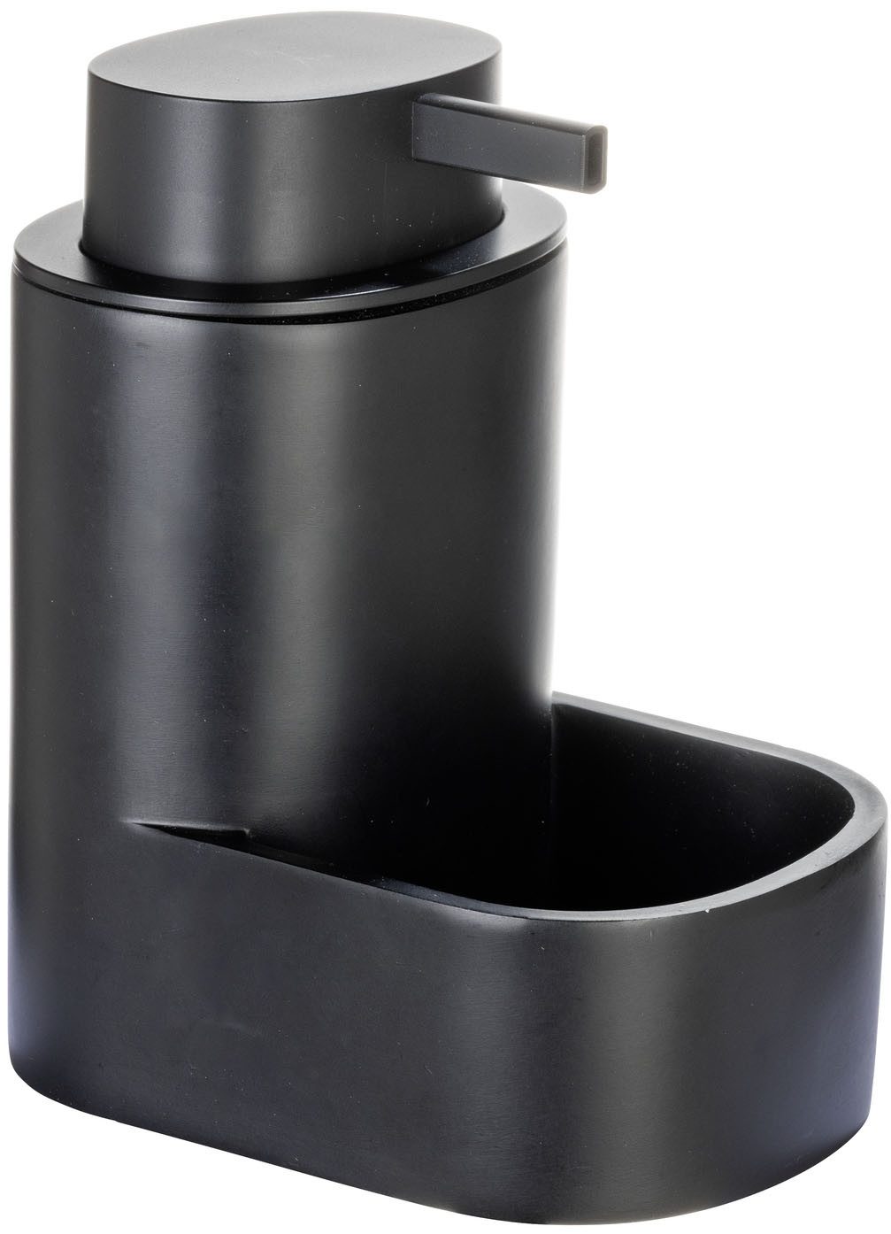 SCHÖNER WOHNEN-Kollektion Seifenspender SHILA, Spülmittelspender aus Polyresin, mit Schwammablage, 400 ml