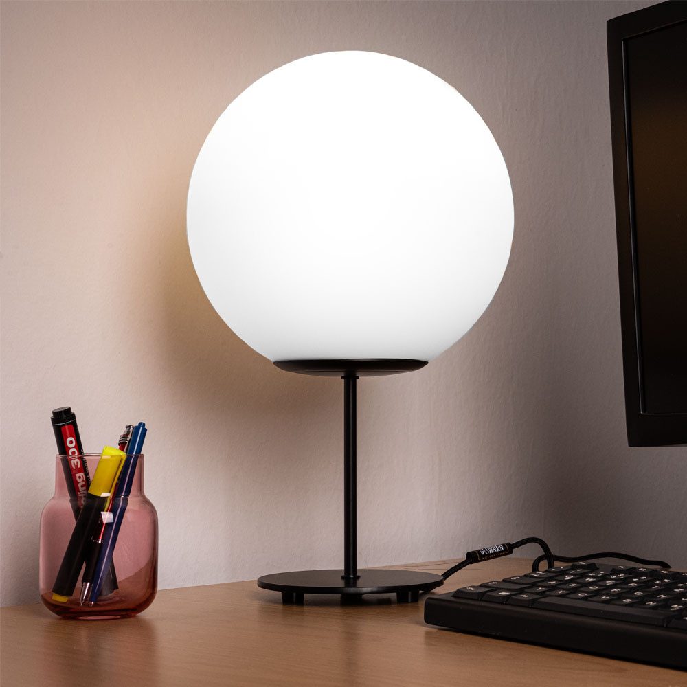FISCHER & HONSEL Tischleuchte, Leuchtmittel nicht inklusive, Tischleuchte Beistelllampe Nachttischlampe Schlafzimmerlampe