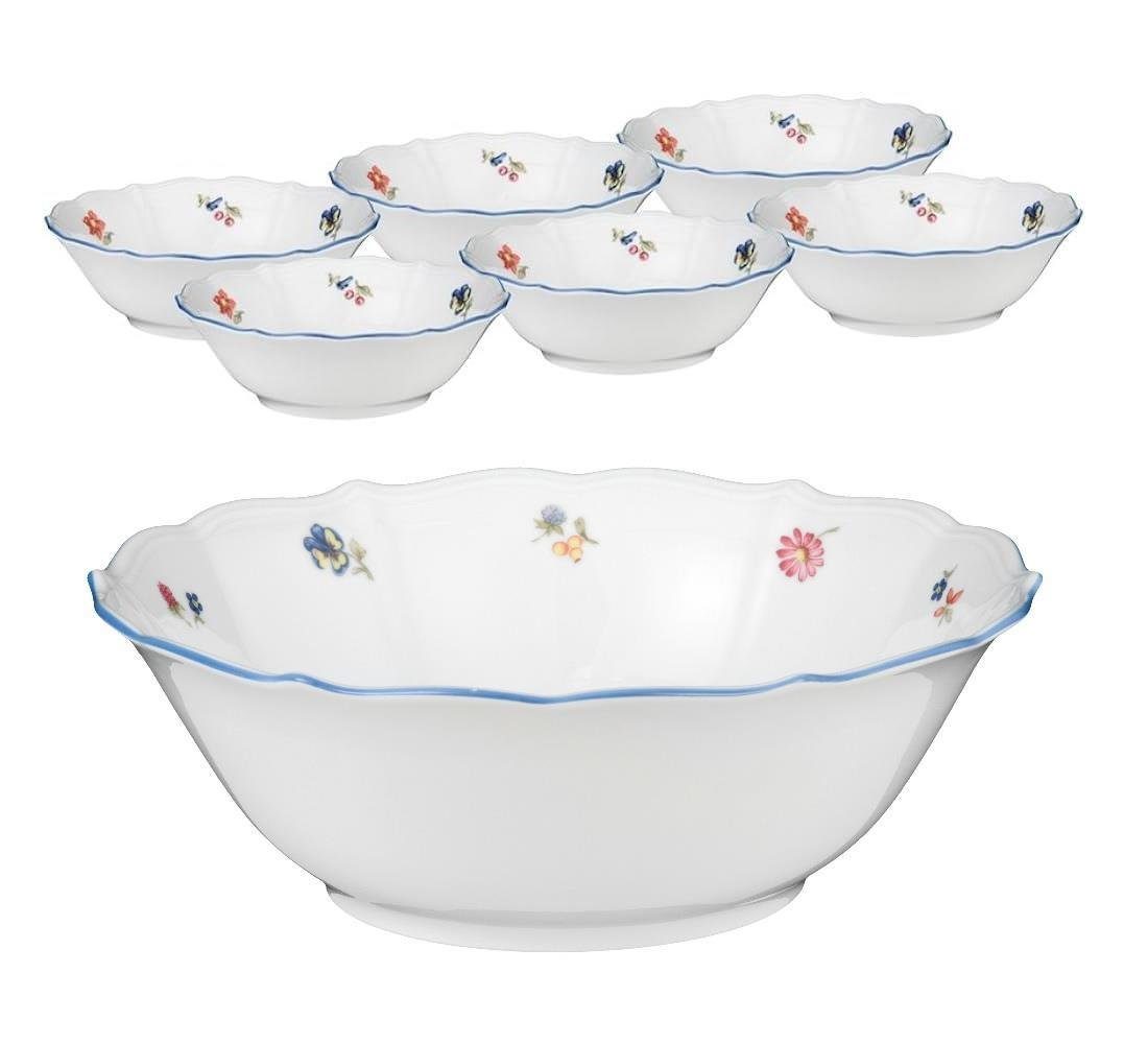 Schüssel Seltmann Weiden Sonate Nostalgie Schüssel 25 cm+ Dessertschale Set 7