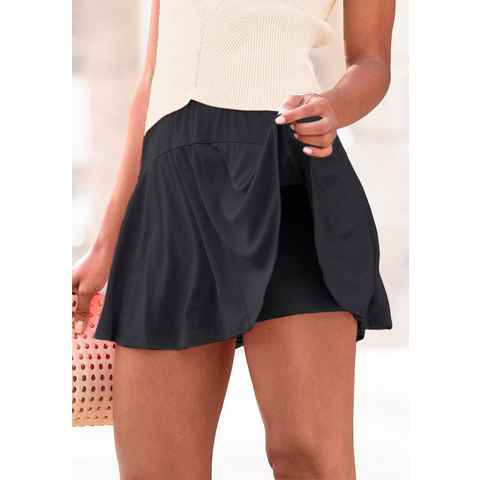 LASCANA Hosenrock, Skort, Rock inklusive Hose, Basic