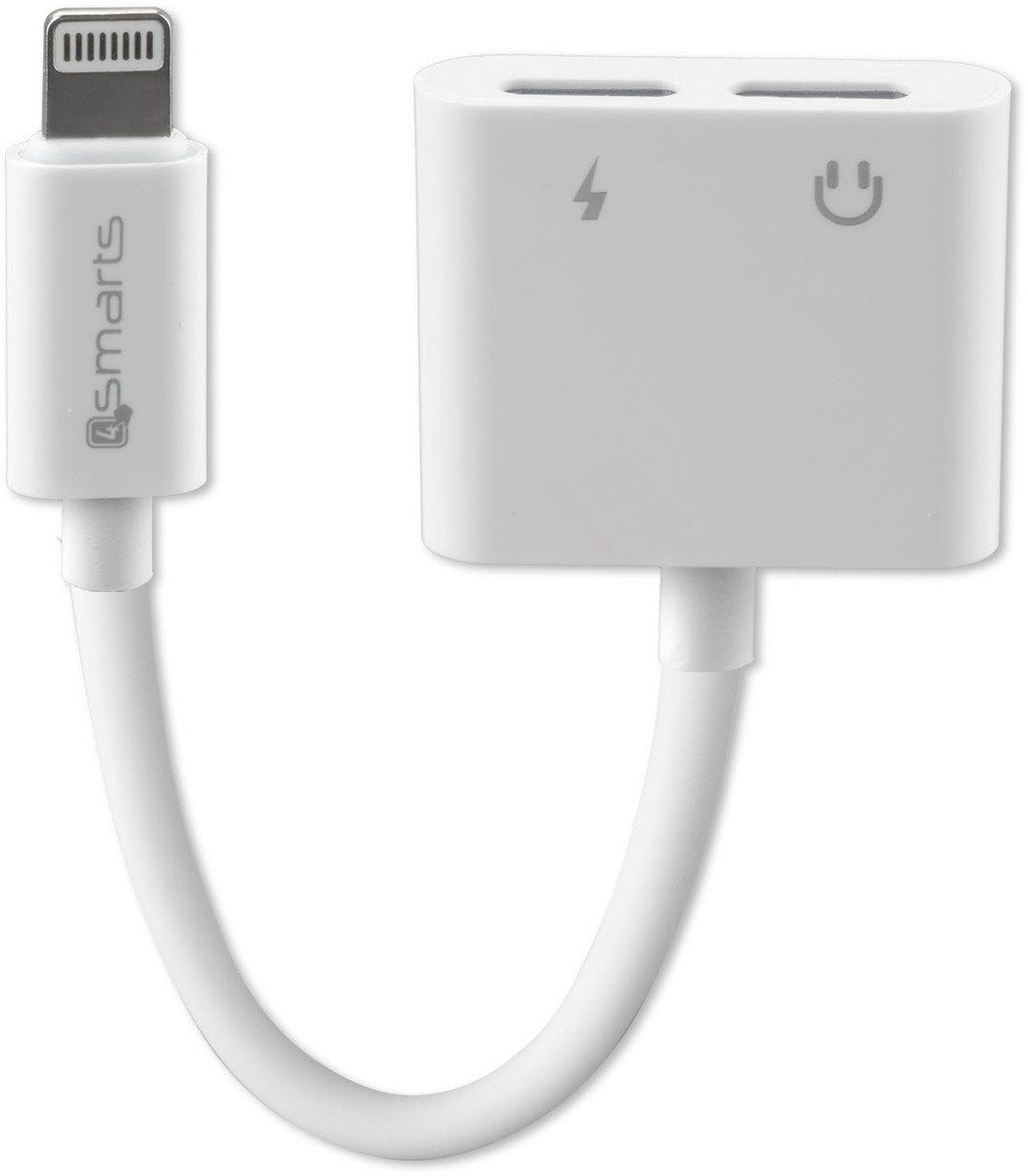 Image of 4smarts Adapter »Audio- und Ladesplitter Lightning auf 2x Lightning«
