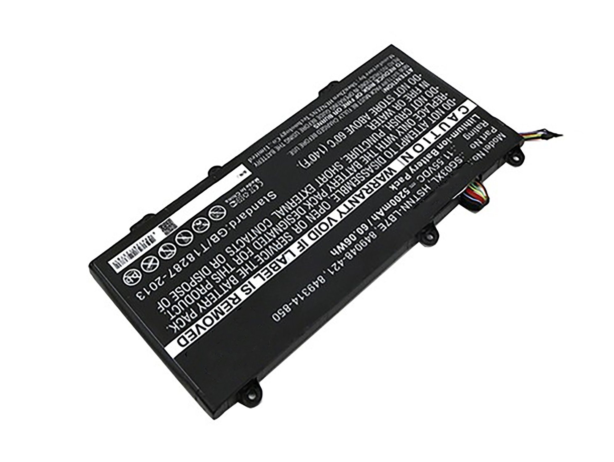 MobiloTec Akku kompatibel mit HP HSTNN-LB7F Akku Akku 3600 mAh (1 St)