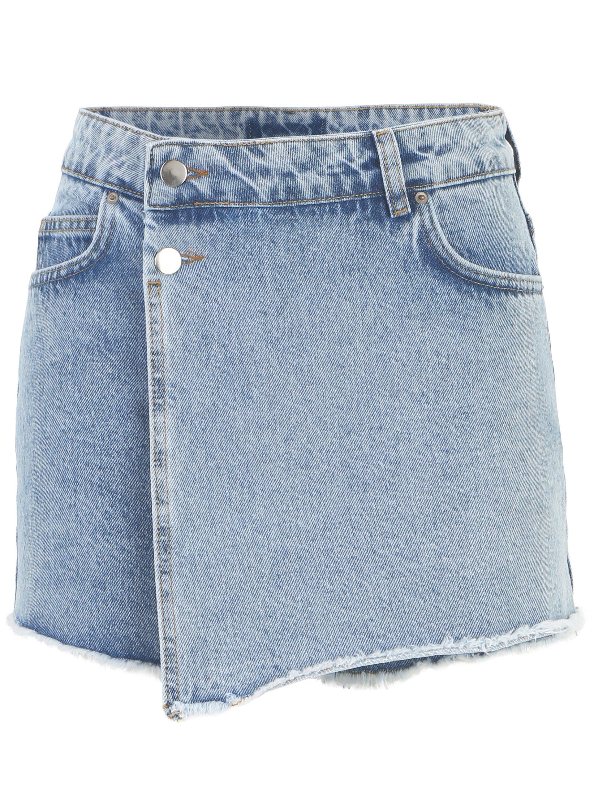 COURSE Hosenrock mit ausgefranstem Saum günstig online kaufen