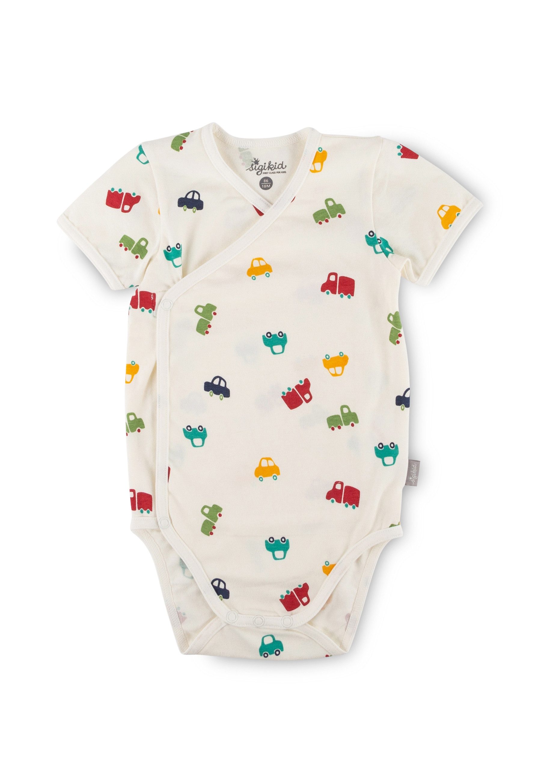 Sigikid Kurzarmwickelbody Baby Unterwäsche Wickel-Body, kurzarm (1-tlg)