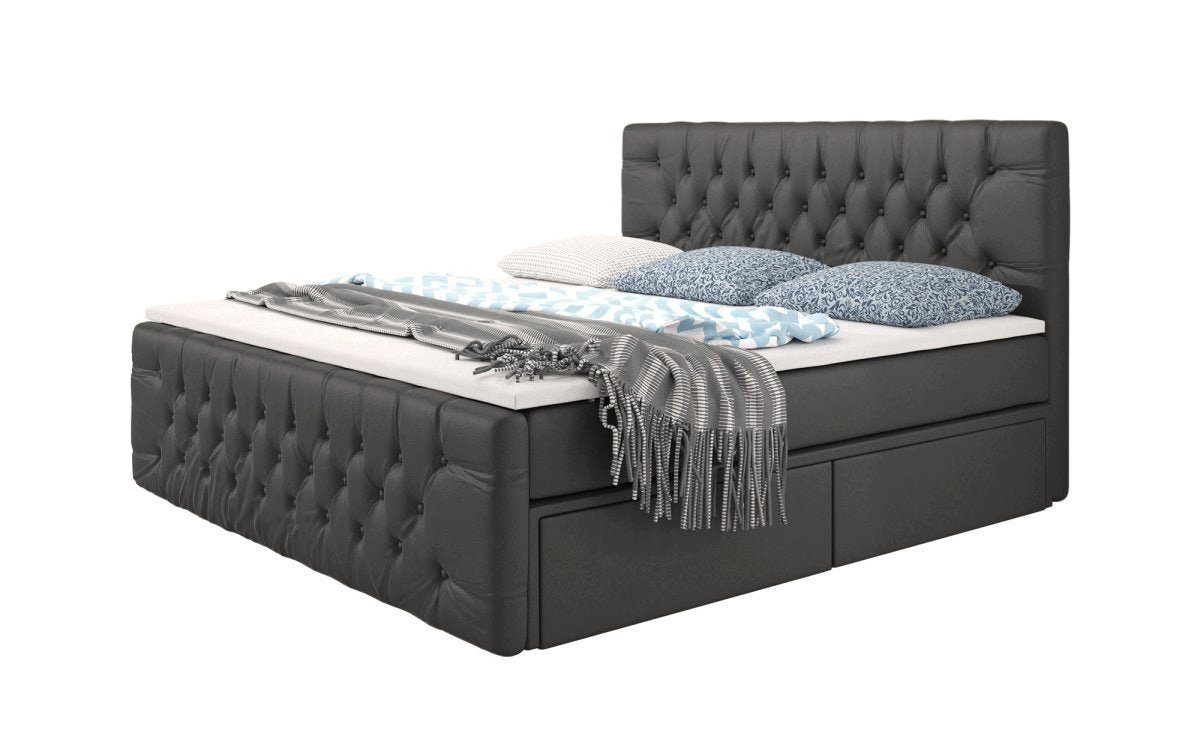 Luxusbetten24 Boxspringbett Bellissimo, mit 4 Schubladen günstig online kaufen