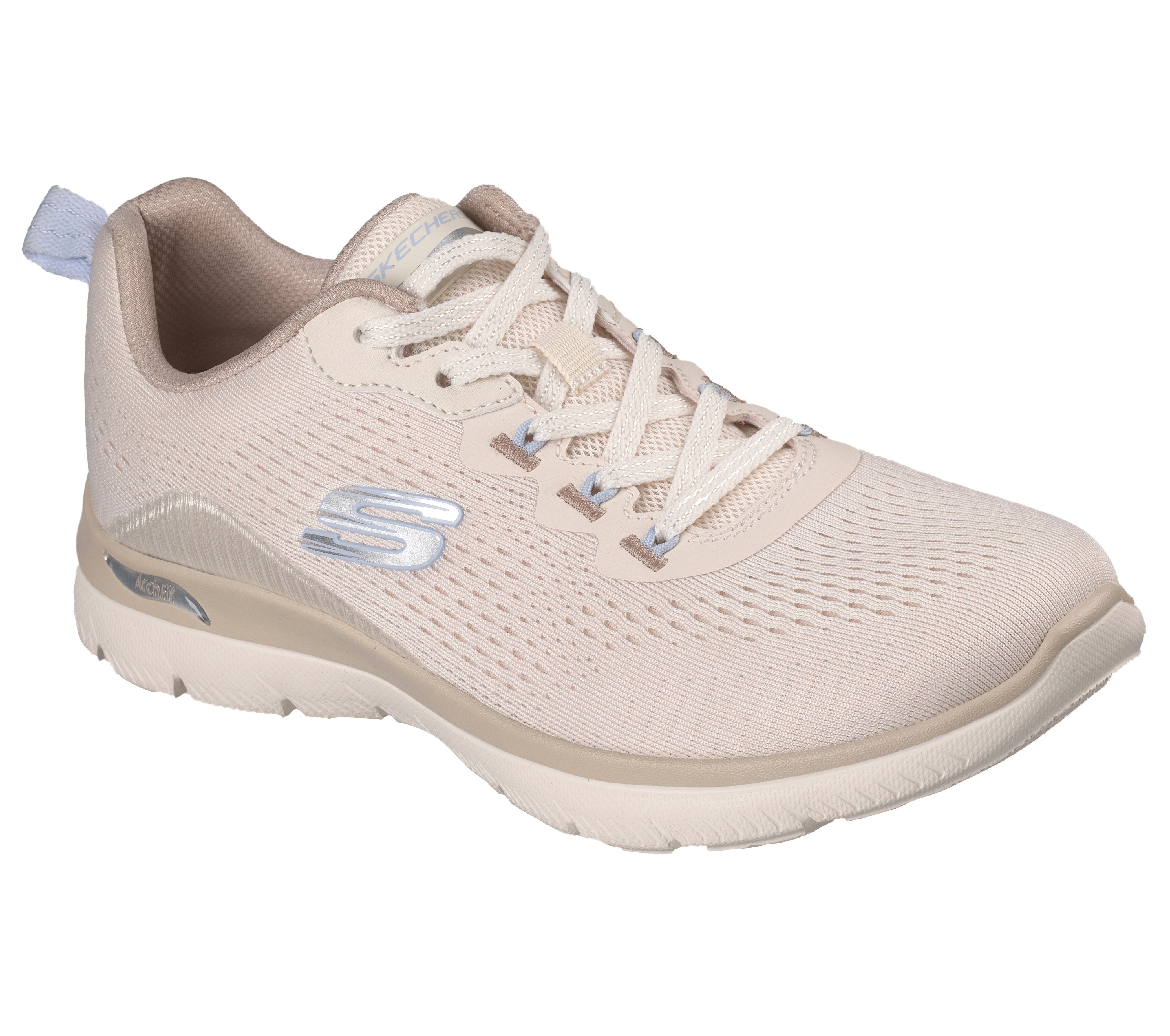 Skechers ARCH FIT SUMMITS-DAILY FLOW Sneaker Schnürschuh, Halbschuh, Freizeitsneaker für Maschinenwäsche geeignet
