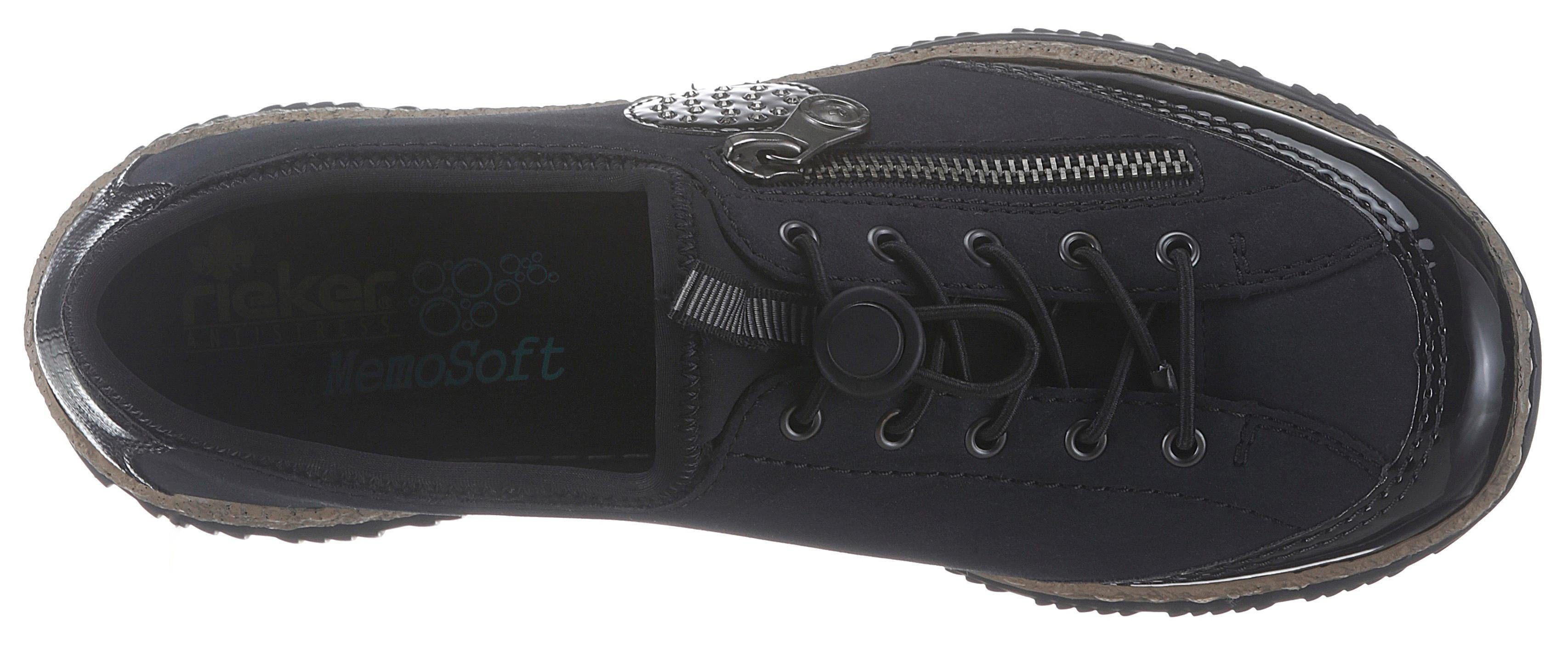 Schuhe Sneaker Rieker Slip-On Sneaker mit MemoSoft-Ausstattung