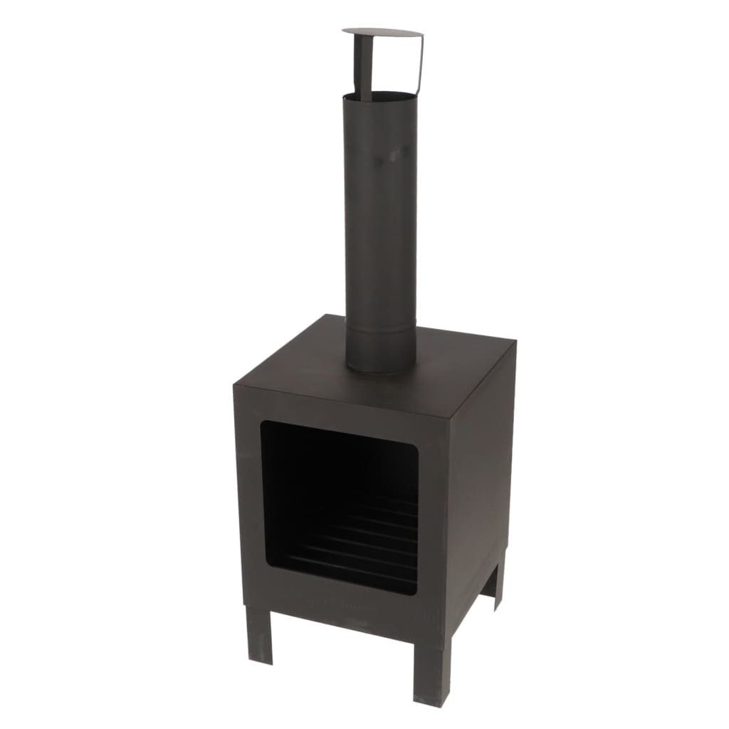 esschert design Feuerstelle Terrassenofen S Schwarz