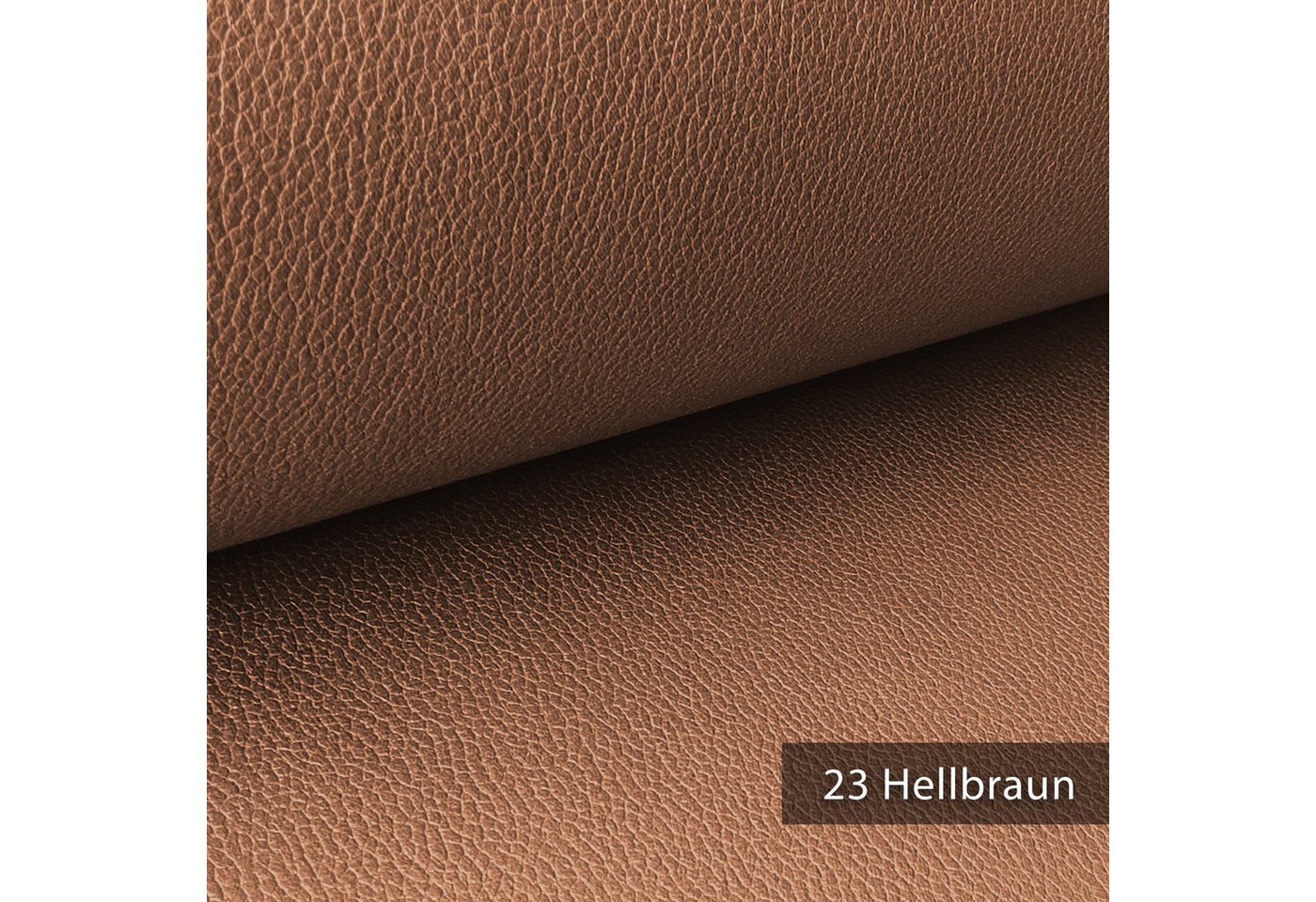 Thumbnail - novely® Stoff NUMBIA - Weicher Polsterstoff Kunstleder-Optik, Schmutz-, wasserabweisend, Meterware, 1lfm
