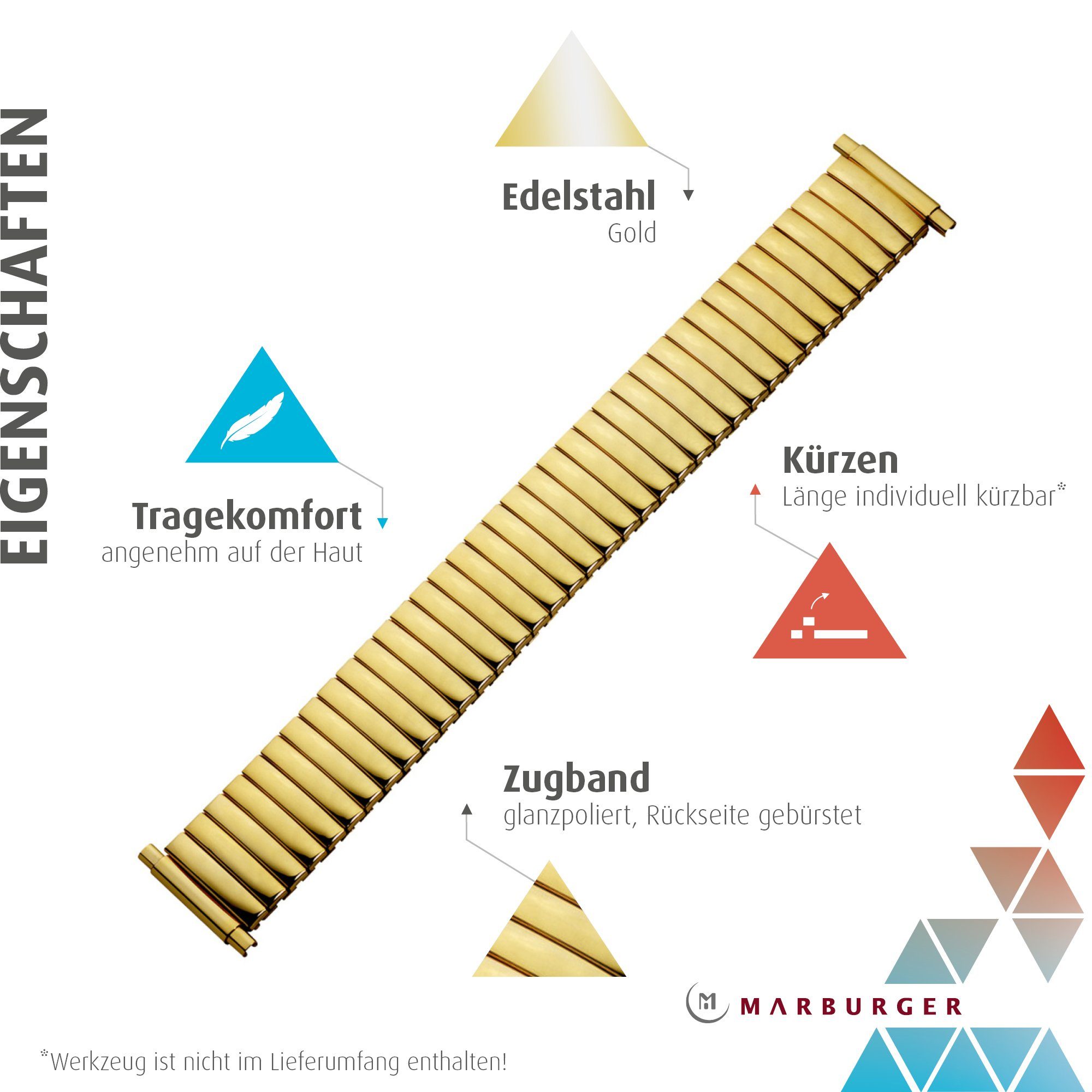 MARBURGER Uhrenarmband 18, 19, 20, 21, günstig online kaufen