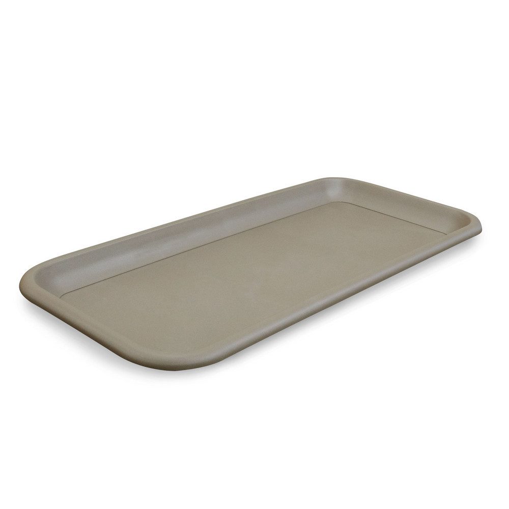 Heimwerkercenter Blumentopf MePla Untersetzer für Pflanzentrog - 97x41 cm - Taupe