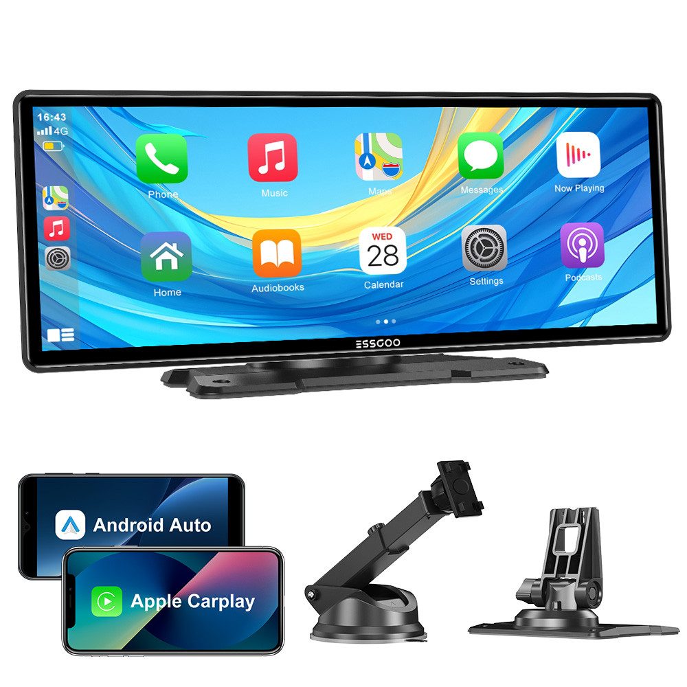 Kabelloses Apple Carplay Android Auto 10.26-Zoll Touchscreen Bluetooth Navigationsgerät