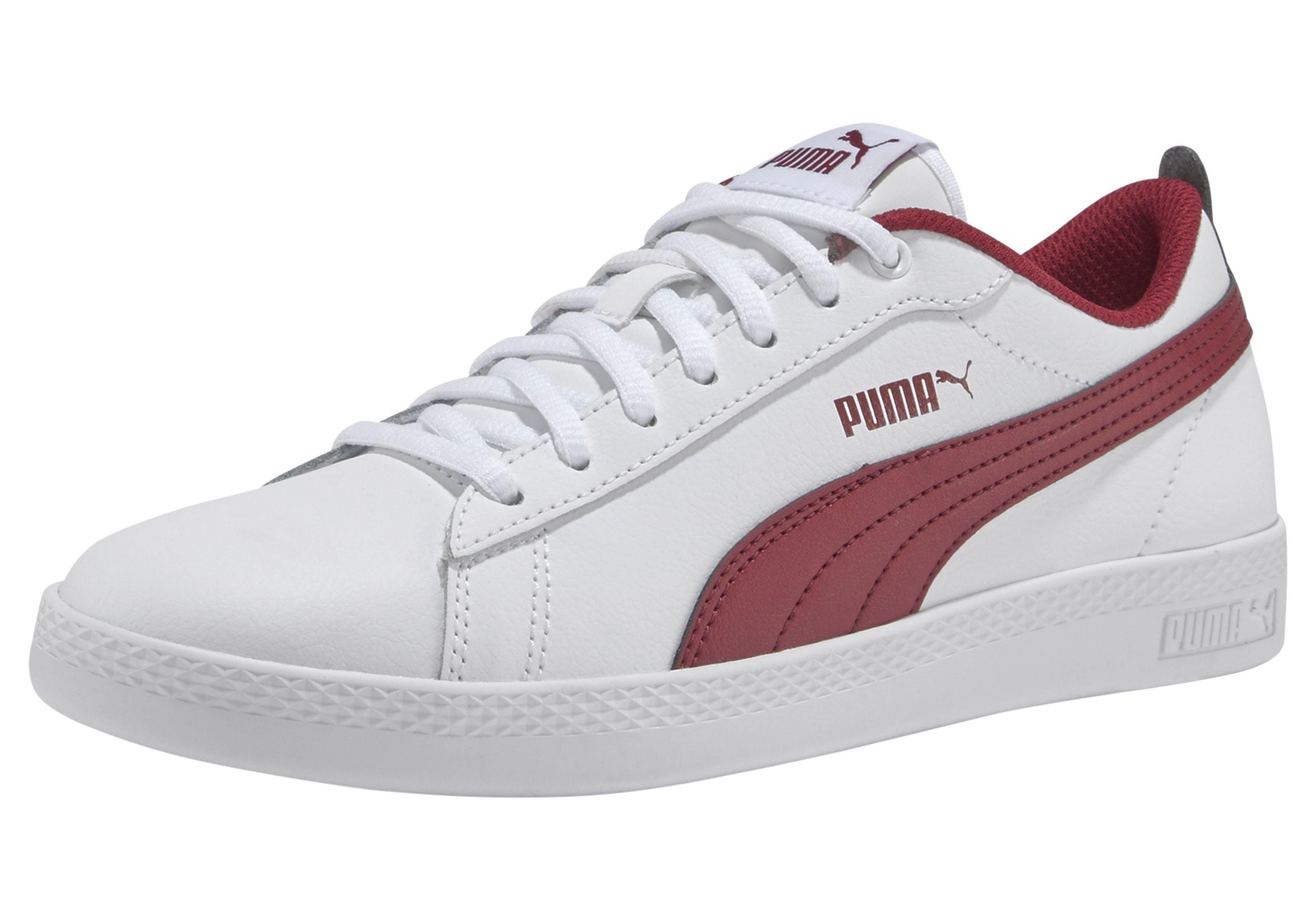 puma smash wns blk patent