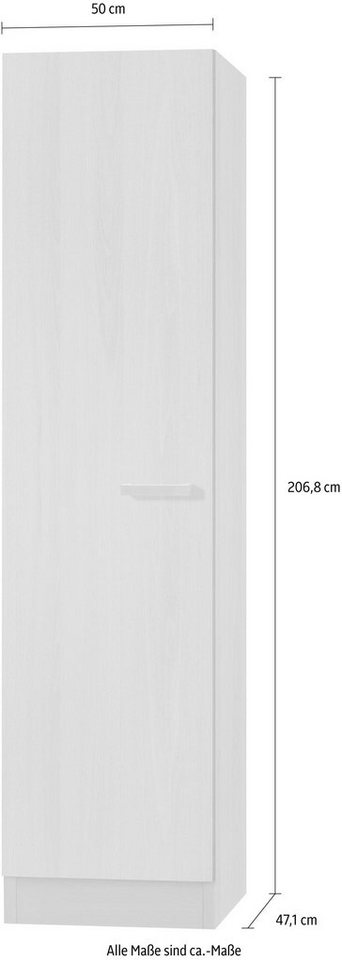 OPTIFIT Hochschrank »Odense 50« 50 cm breit, 47 cm tief, 207 cm hoch, für viel Stauraum-HomeTrends