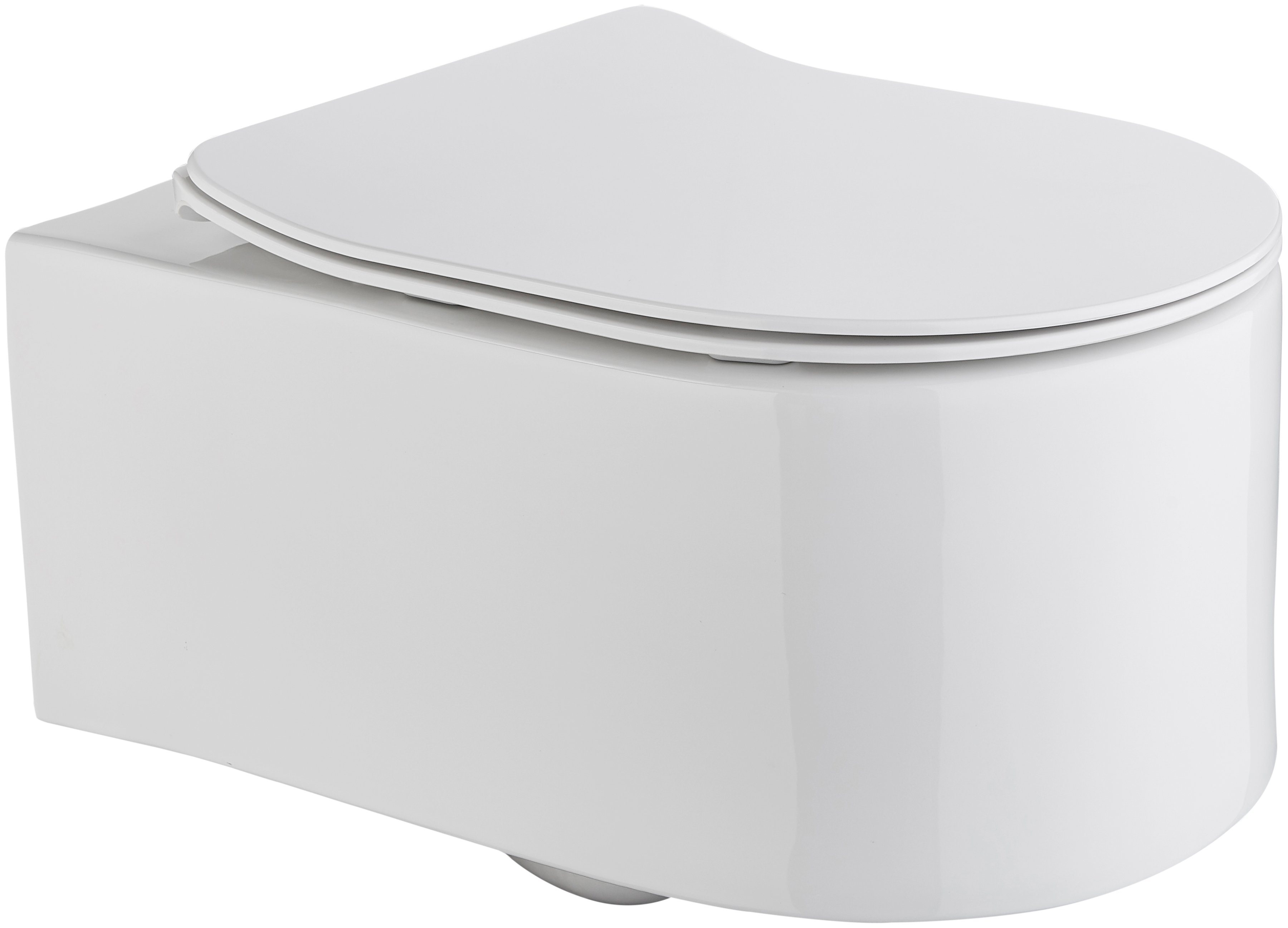 Wand WC »Trento«, Toilette spülrandlos, inkl. WC-Sitz mit Softclose Wand WC »Trento«, Toilette spülrandlos, inkl. WC-Sitz mit Softclose