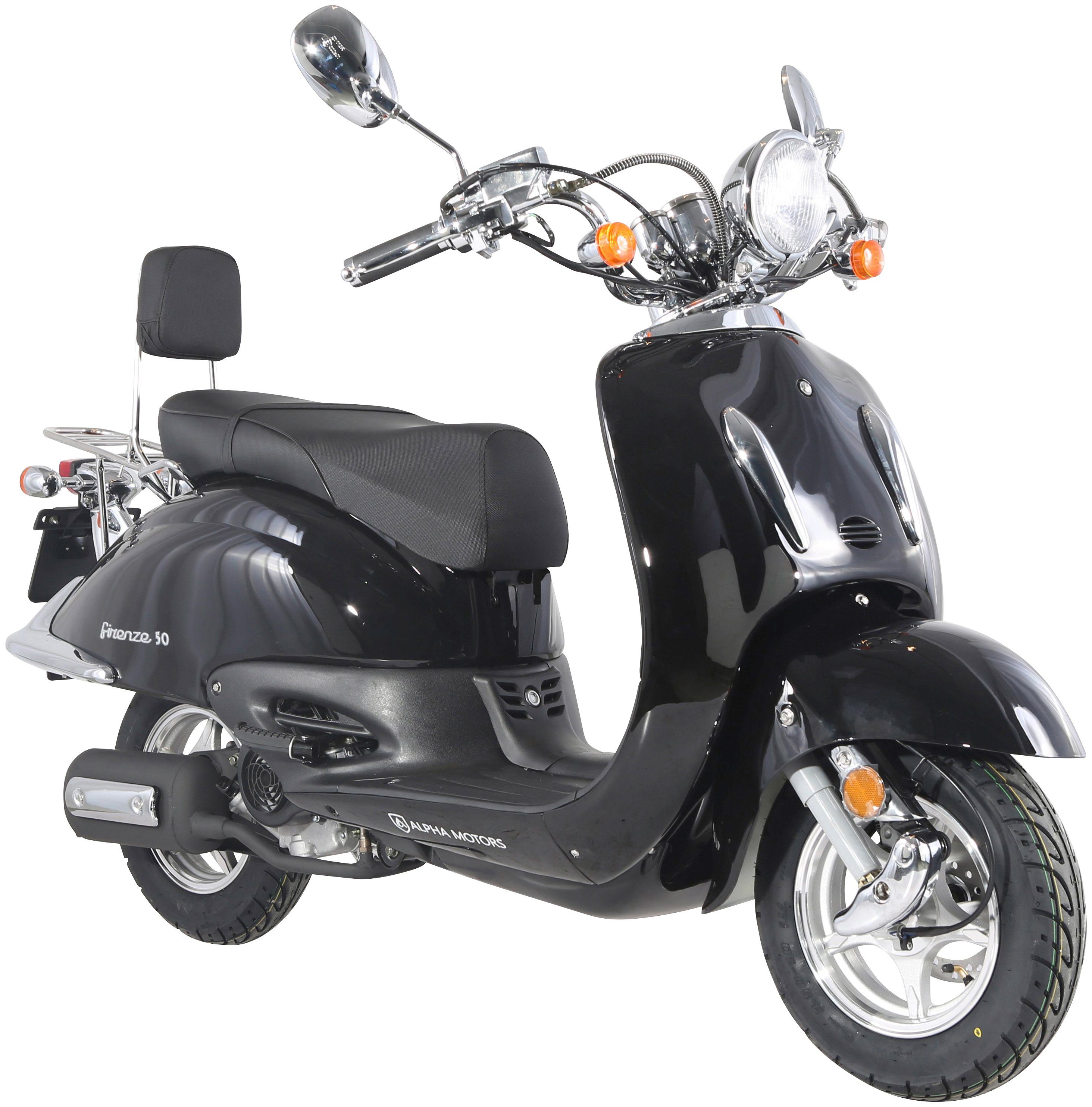 ALPHAMOTORS Mofaroller »Retro Firenze«, 50 ccm, 25 km/h ...