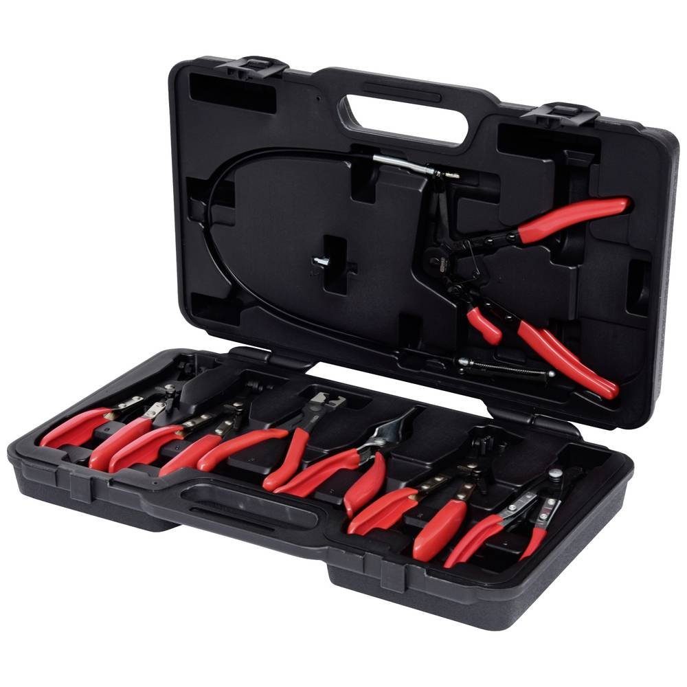 KS Tools Schlauchklemmenzange KFZ Schlauchschellenzangen-Satz, 7-tlg 115.1055