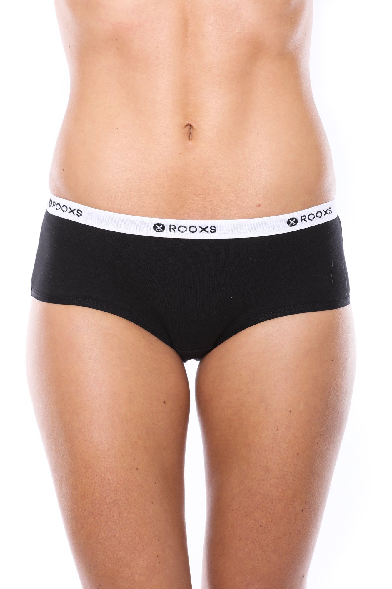 ROOXS Hipster Unterwäsche Damen Slip Unterhosen (3-St) Baumwolle Hipster