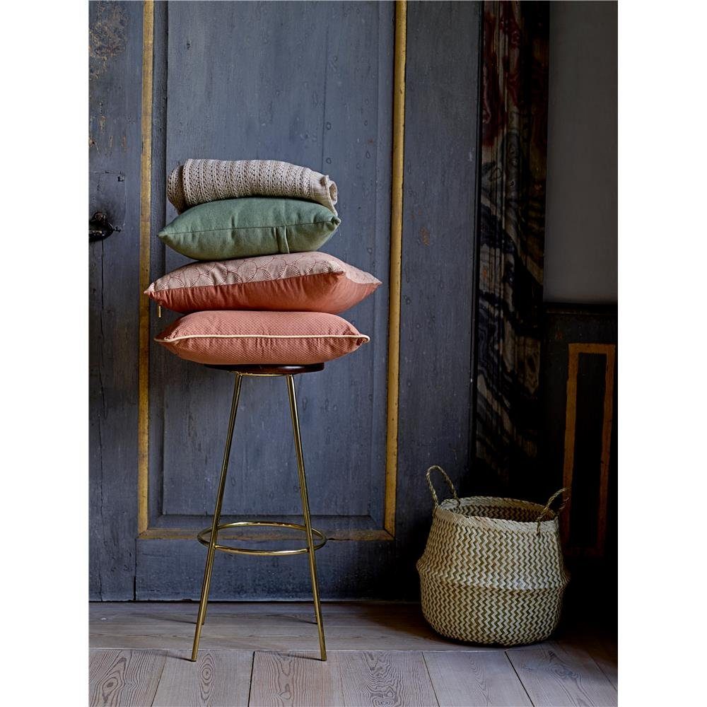 Bloomingville Aufbewahrungskorb Korb Ø 42 x 34 cm natur / weiß, Dekokorb mi günstig online kaufen